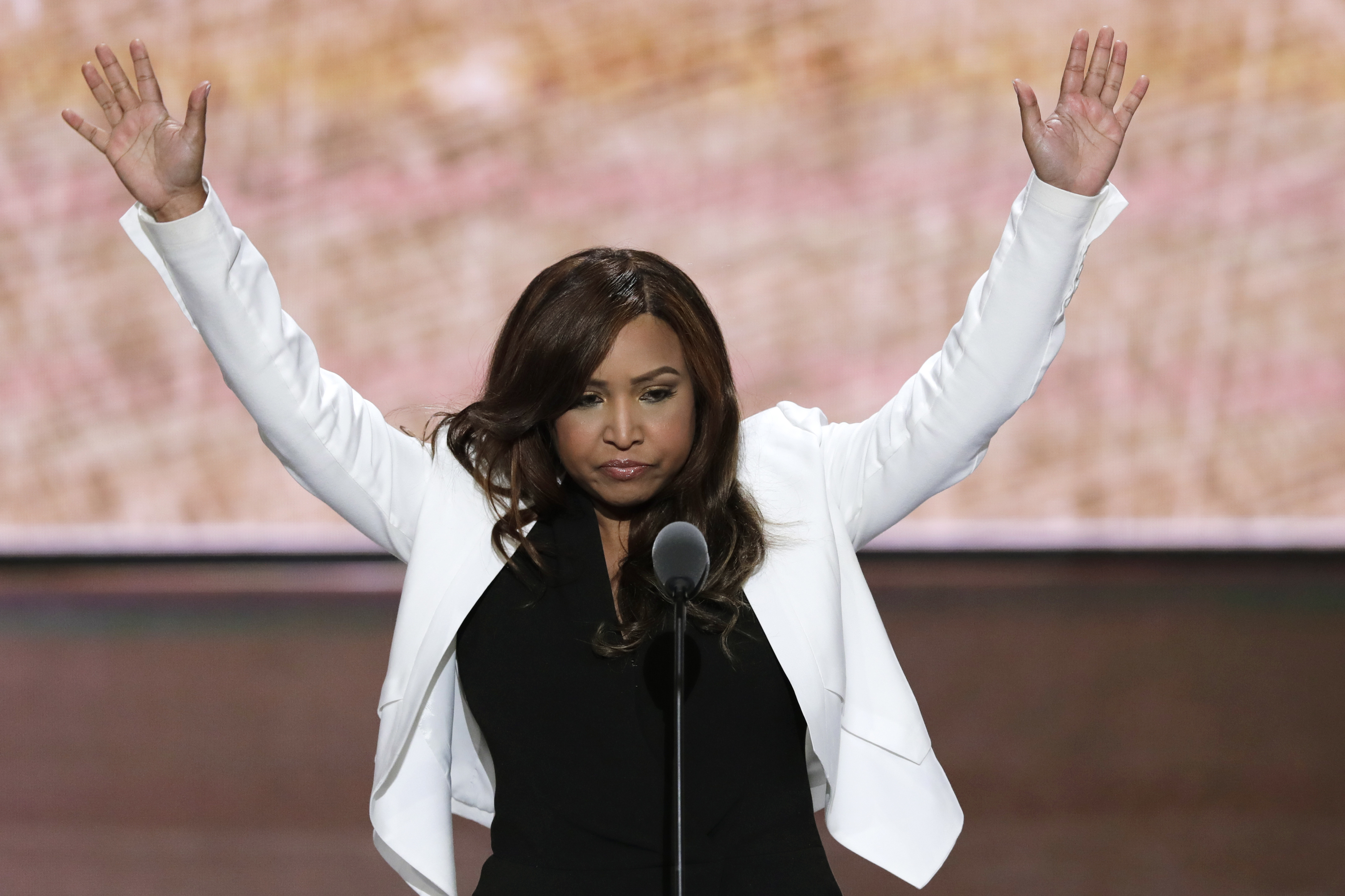 Lynne Patton spoke at the Republican National Convention last summer and was part of a "Women for Trump" tour during the campaign. (J. Scott Applewhite/AP file photo)