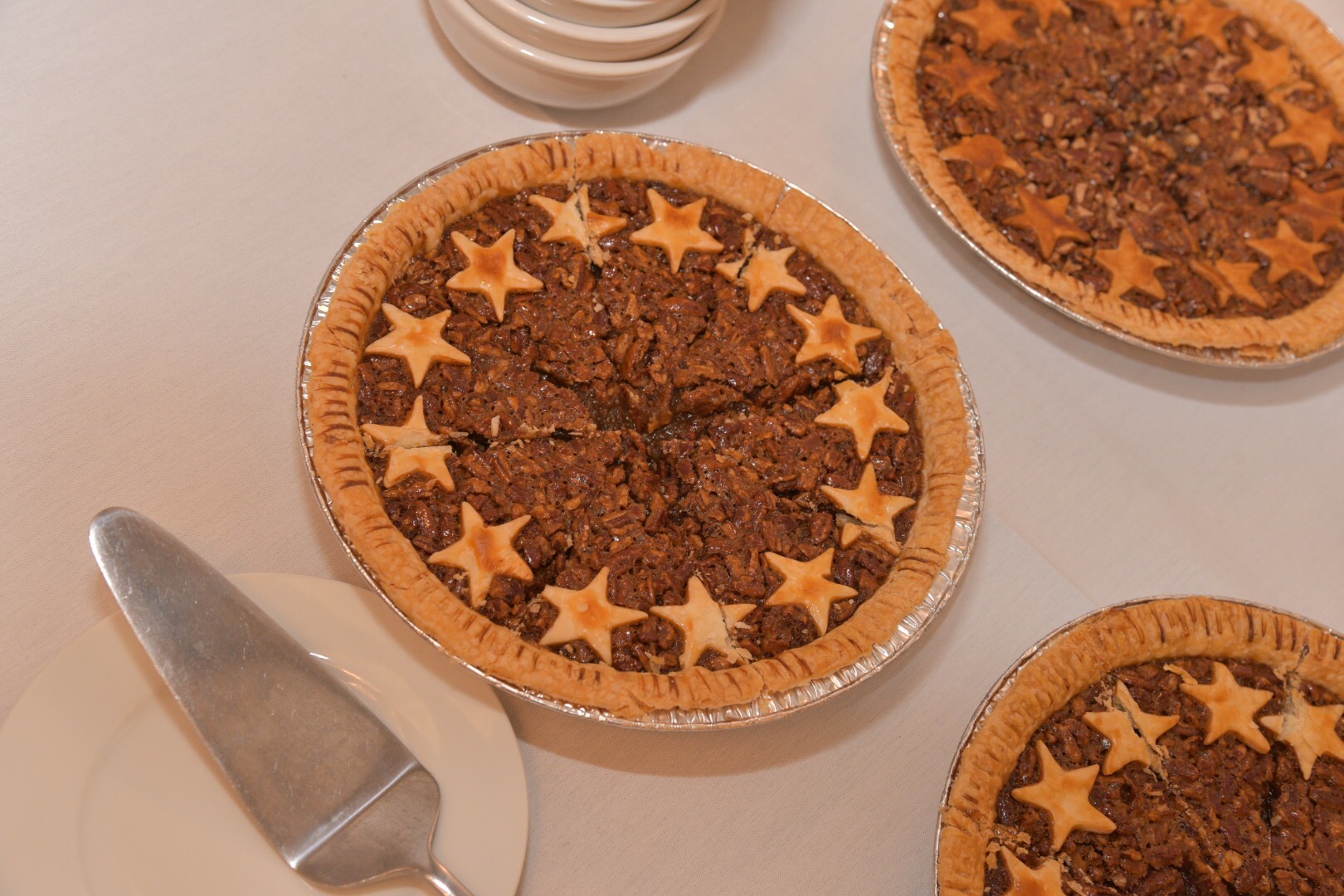 Pecan pie from Kenny's Great Pies rounded out the meal. (Photo courtesy of Isakson's office)
