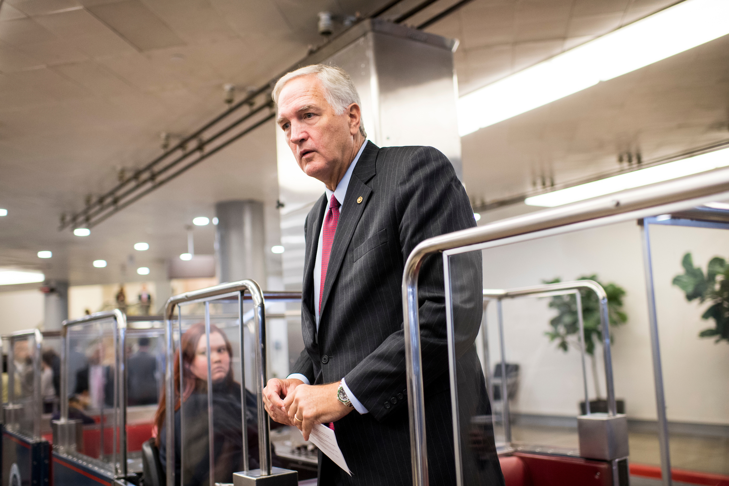 Alabama Sen. Luther Strange says he was involved with a group, Conservative Lawyer for Trump, “long before the election.” (Bill Clark/CQ Roll Call)