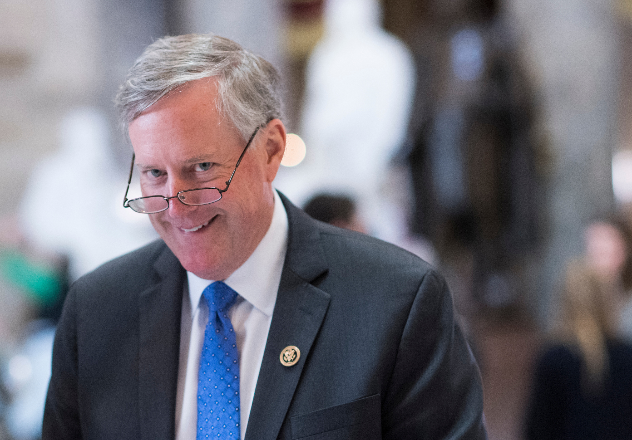 Rep. Mark Meadows said his conservative caucus was open to negotiating with the White House on changes to a health care bill opposed by enough Republican members to sink the measure. (Photo By Bill Clark/CQ Roll Call)