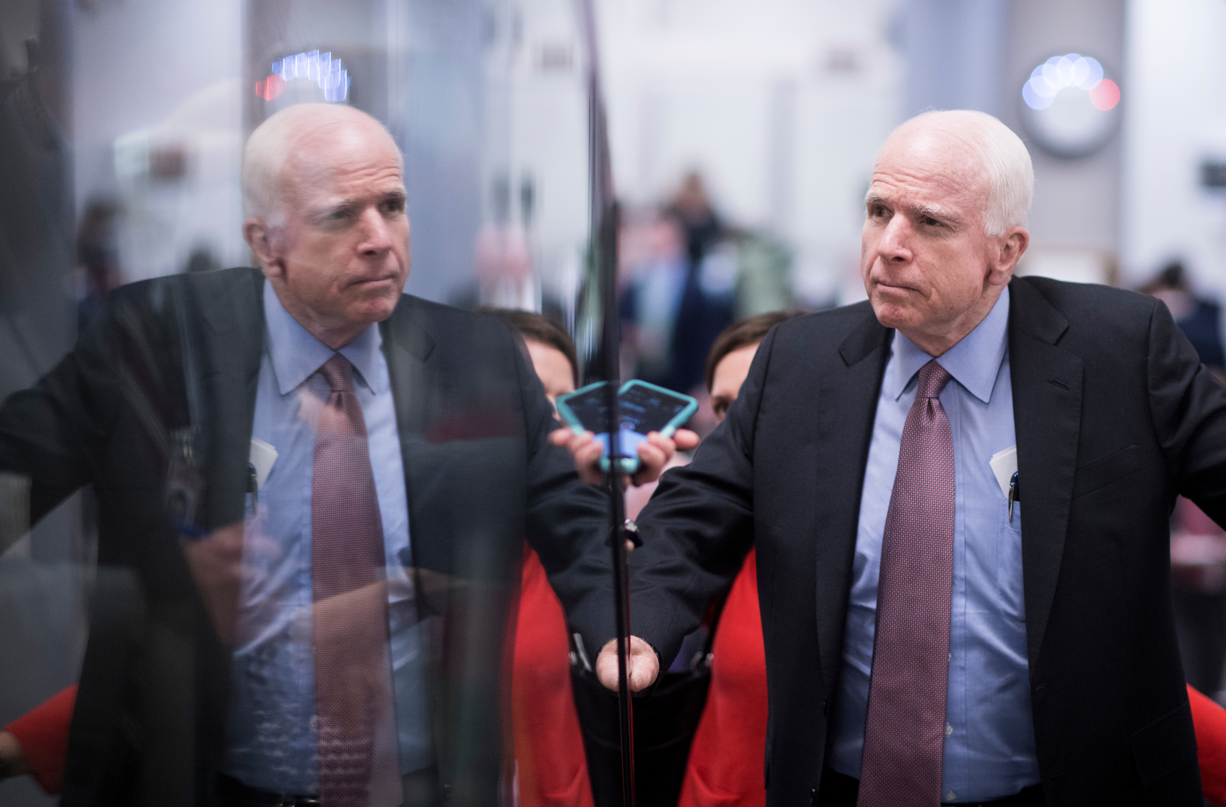 Sen. John McCain says the Trump administration's statements about Syria likely set the stage for the chemical weapons attack. (Bill Clark/CQ Roll Call File Photo)