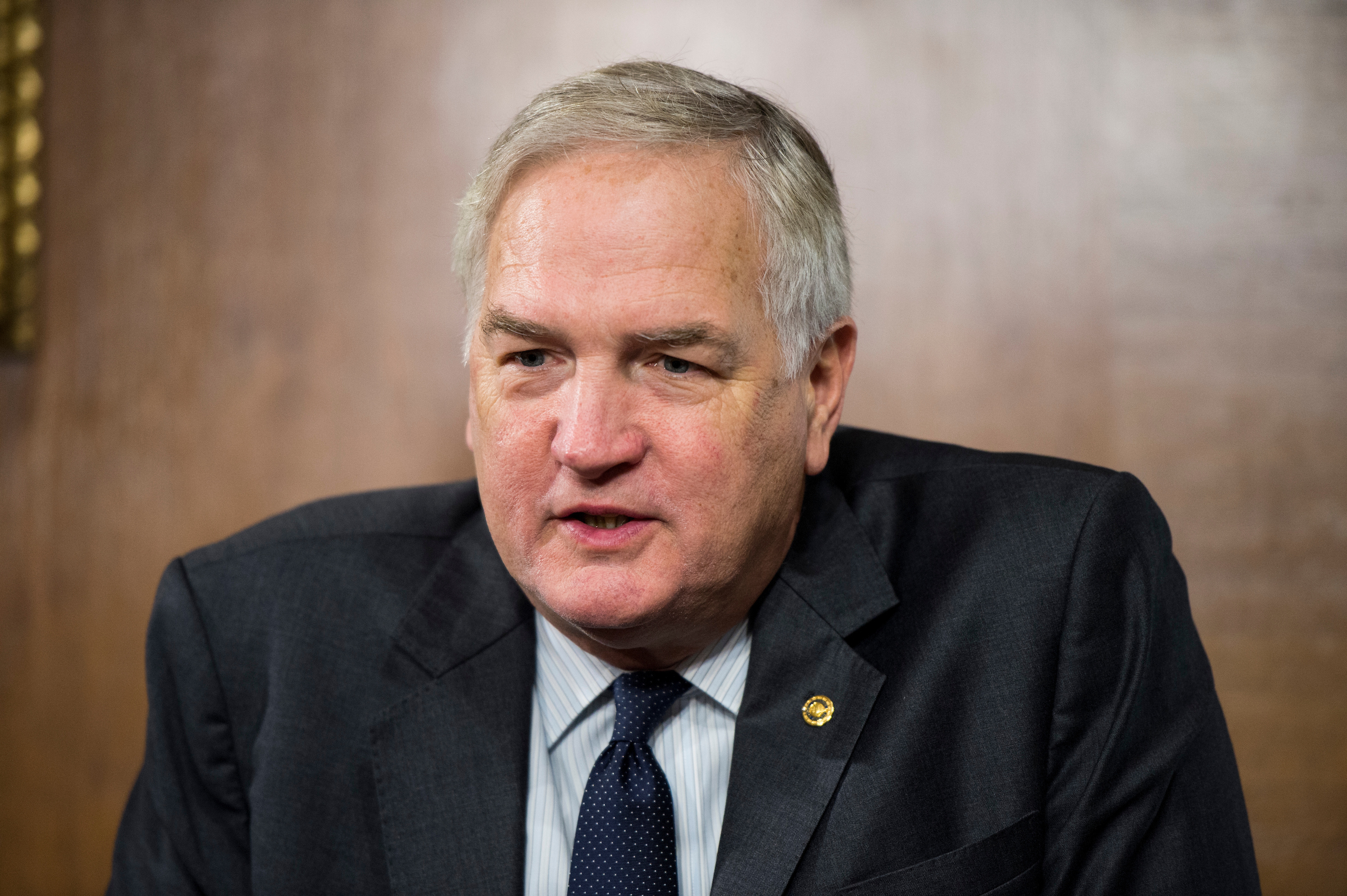 Sen. Luther Strange, R-Ala., will face a primary challenge from the state's suspended Supreme Court Chief Justice Roy Moore. (Bill Clark/CQ Roll Call file photo)