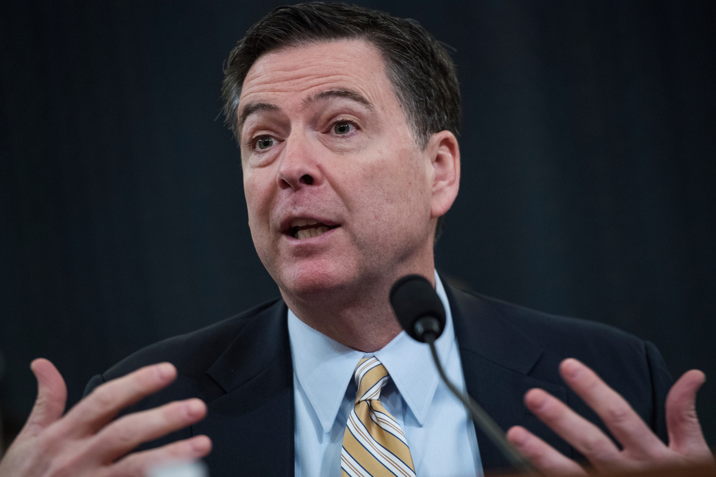 Former FBI Director James B. Comey returns to Capitol Hill on Thursday for perhaps the most-anticipated congressional hearing since the Iran-Contra and Watergate scandals. (Tom Williams/CQ Roll Cal file photo)