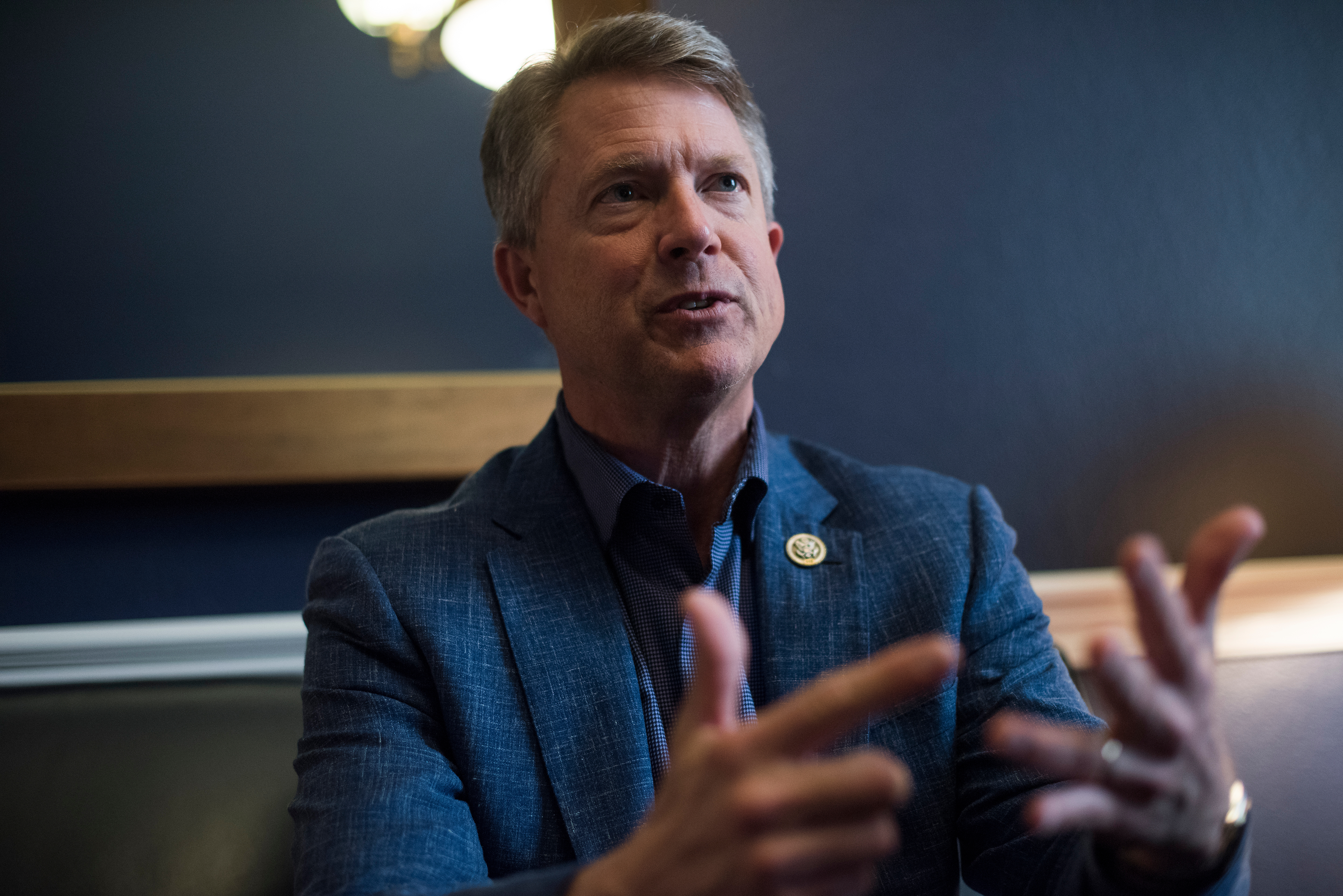 Kansas Rep. Roger Marshall meets with other doctors in Congress every Wednesday morning. (Tom Williams/CQ Roll Call file photo)