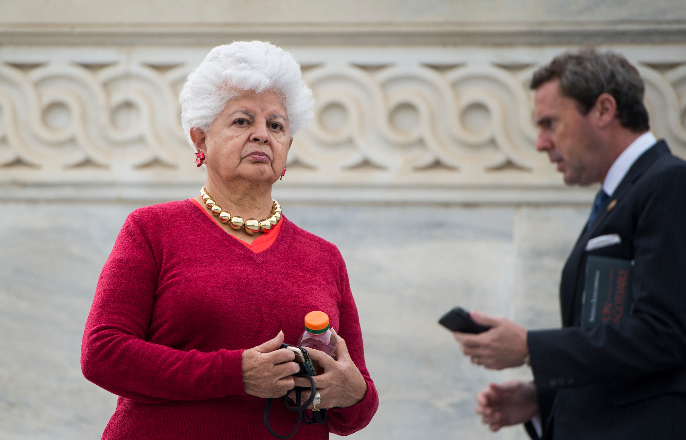 Rep. Grace Napolitano, D-Calif., missed votes in the summer to care for her husband, Frank Napolitano. (Bill Clark/CQ Roll Call file photo)