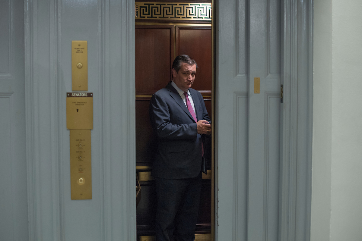 Texas Sen. Ted Cruz’s efforts on the Senate GOP health care legislation have been constructive, colleagues say. (Tom Williams/CQ Roll Call file photo)