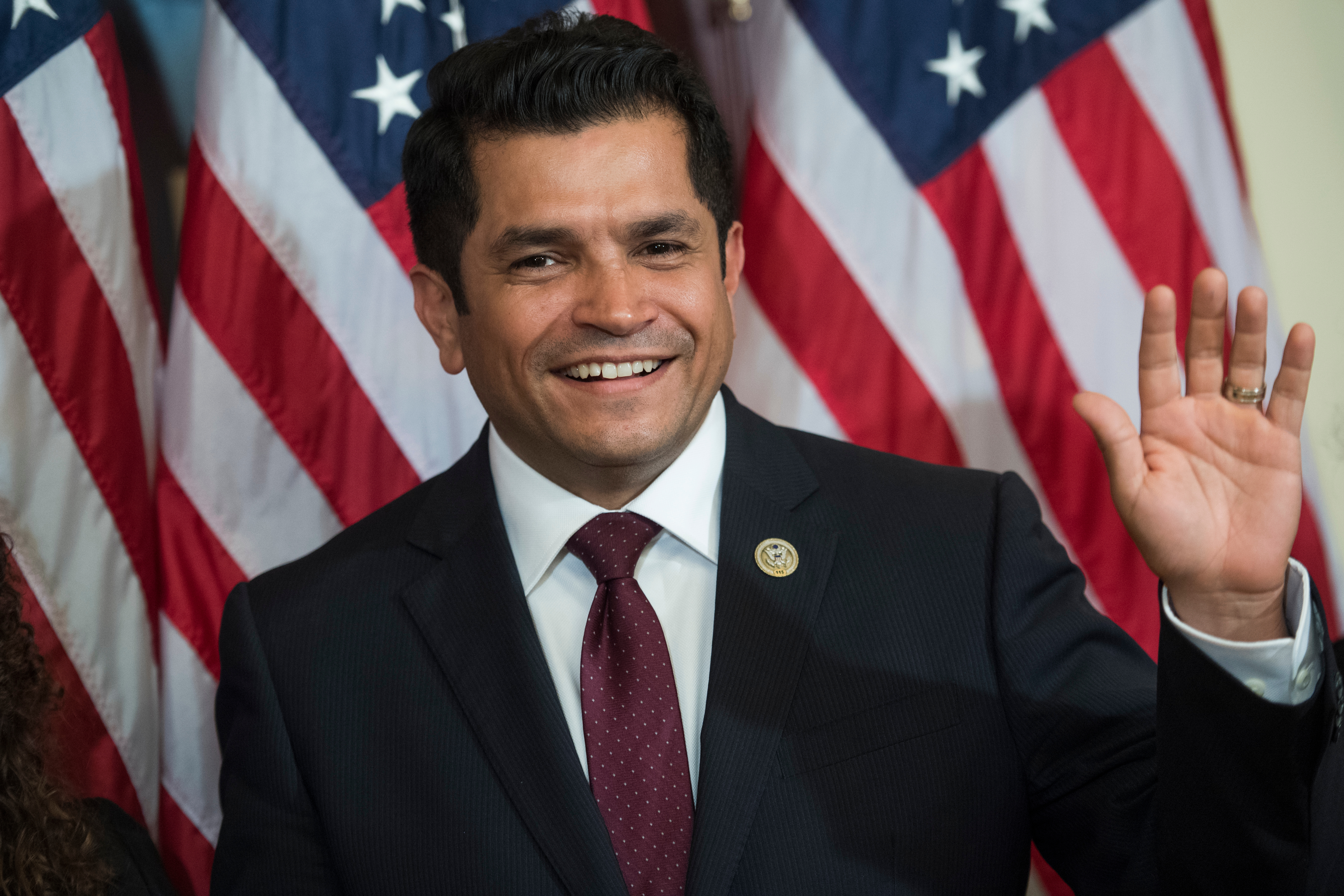 California Rep. Jimmy Gomez previously worked on the Hill for Rep. Hilda L. Solis and recalls telling himself he wouldn’t return to Washington until he was a member of Congress. (Tom Williams/CQ Roll Call)