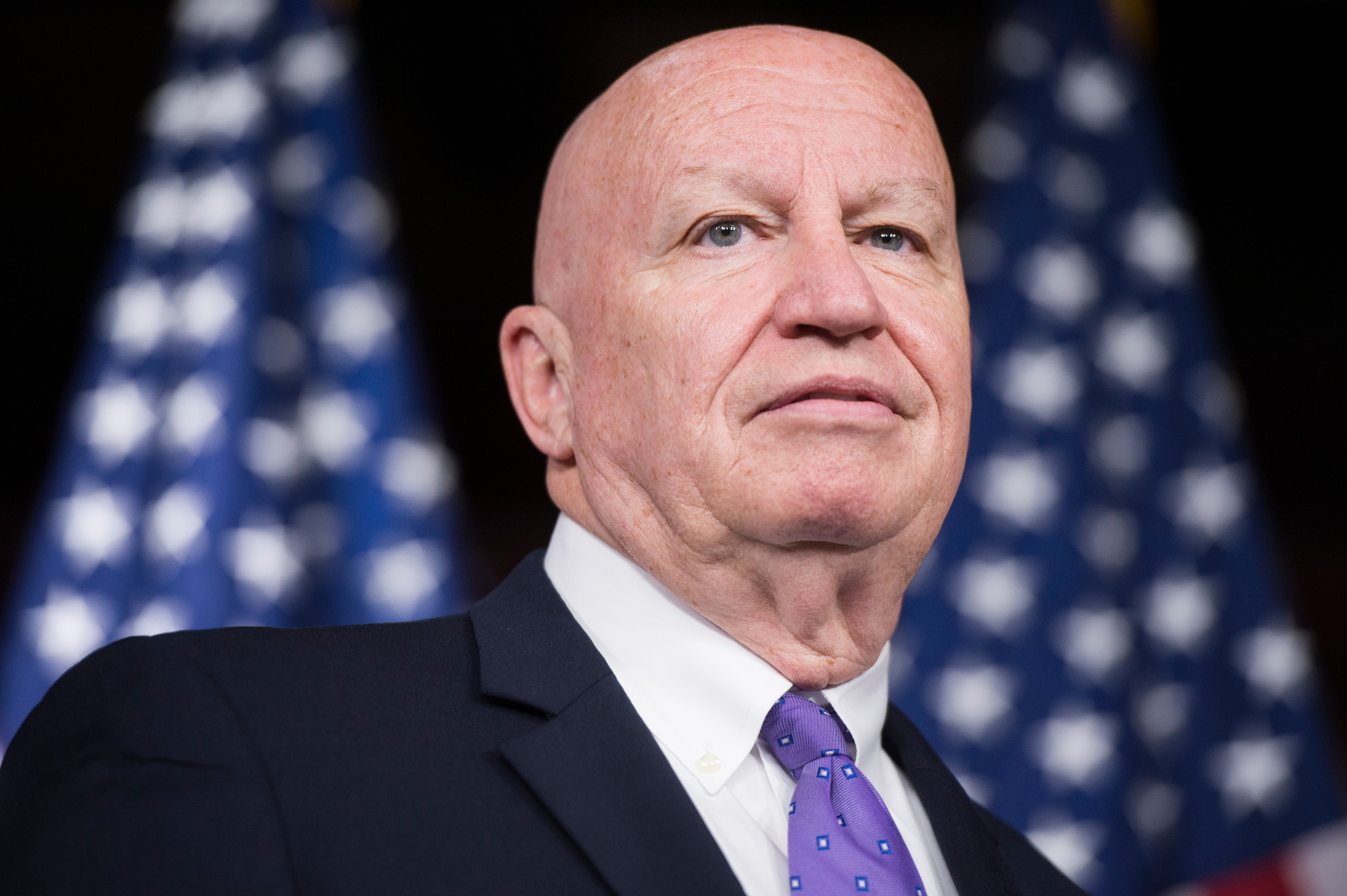 Rep. Kevin Brady, R-Texas, is not committing to a timeline for tax overhaul that the White House had offered. (Tom Williams/CQ Roll Call)