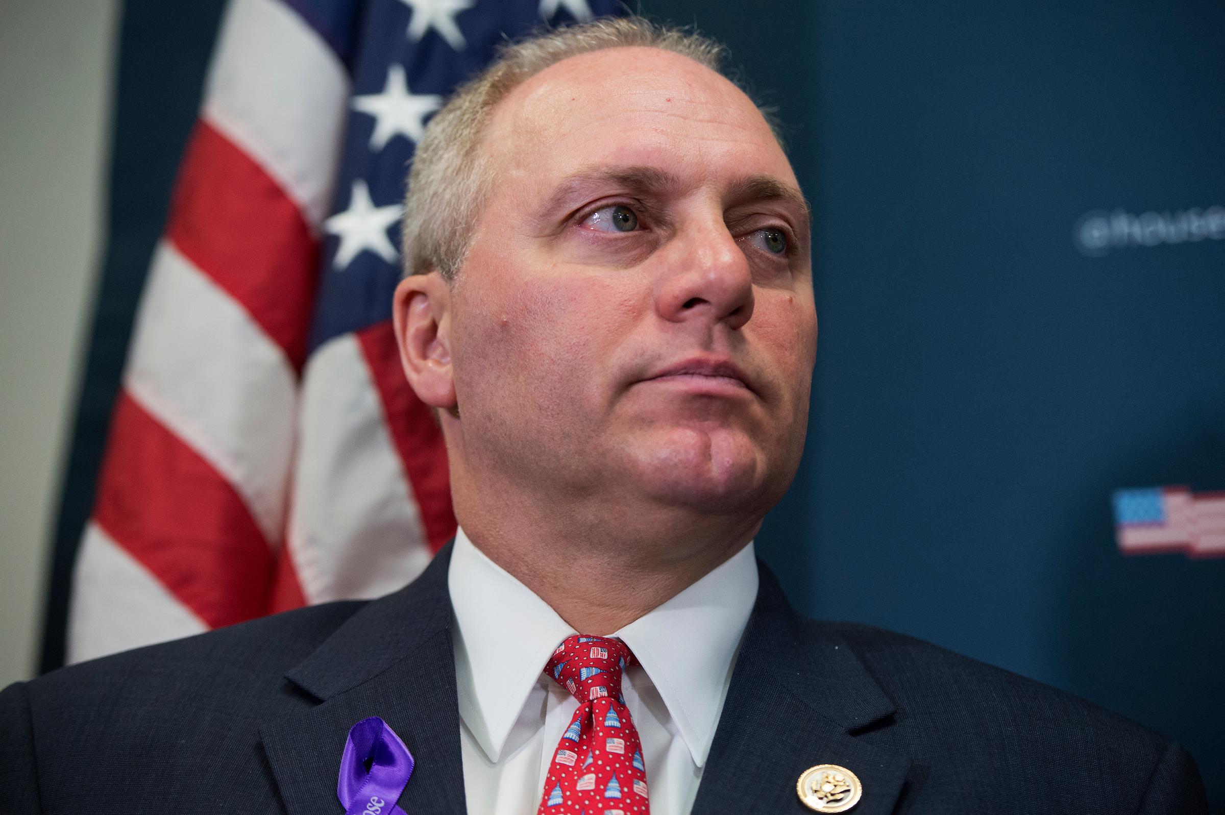 House Majority Whip Steve Scalise spent six weeks in the hospital after sustaining a life-threatening gun-shot wound to the hip. (Tom Williams/CQ Roll Call File Photo)