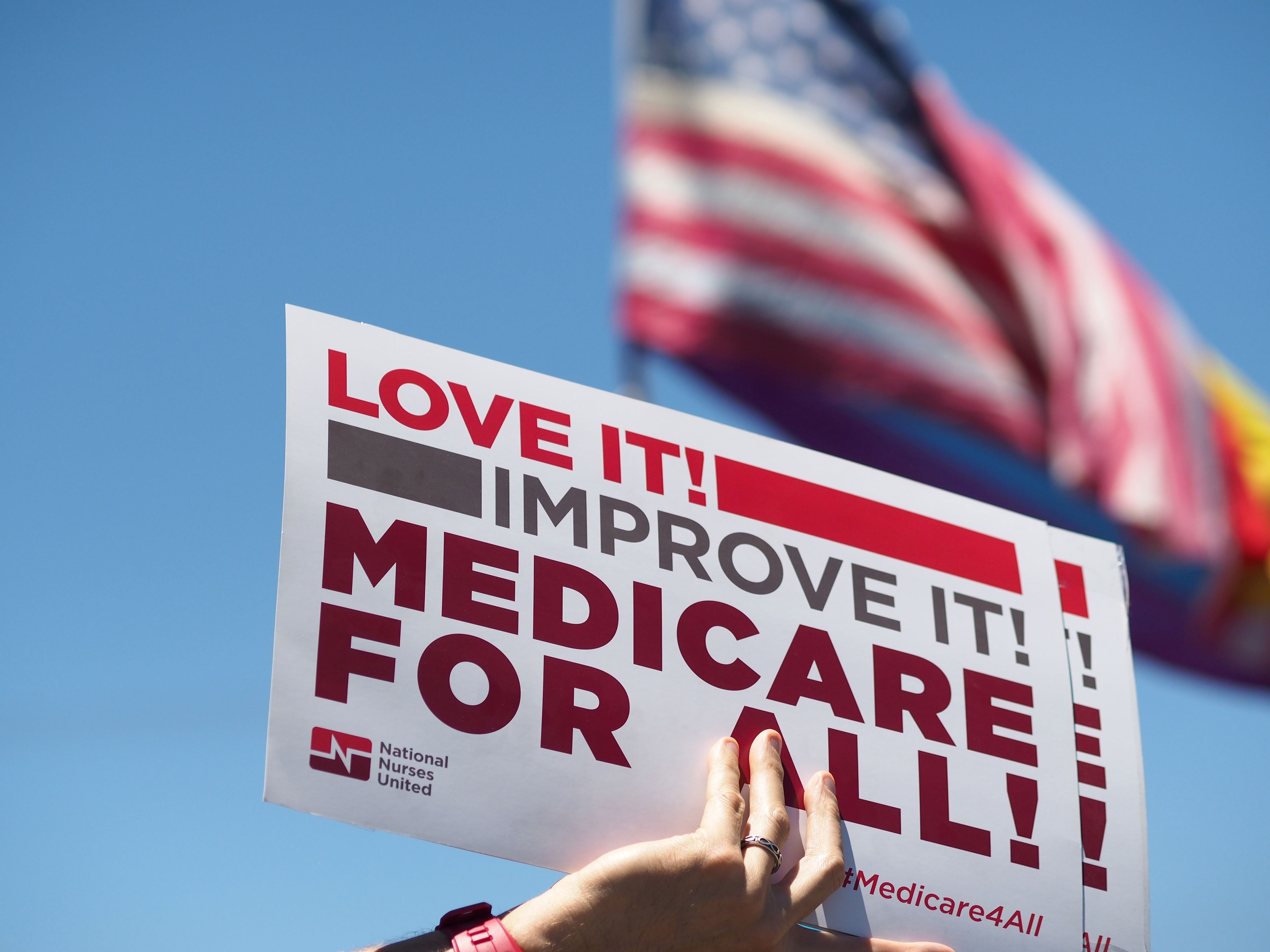 The fine print on “Medicare for All” is much more complex than some Democrats make it out to be, Murphy writes. (ROBYN BECK/AFP/Getty Images file photo)