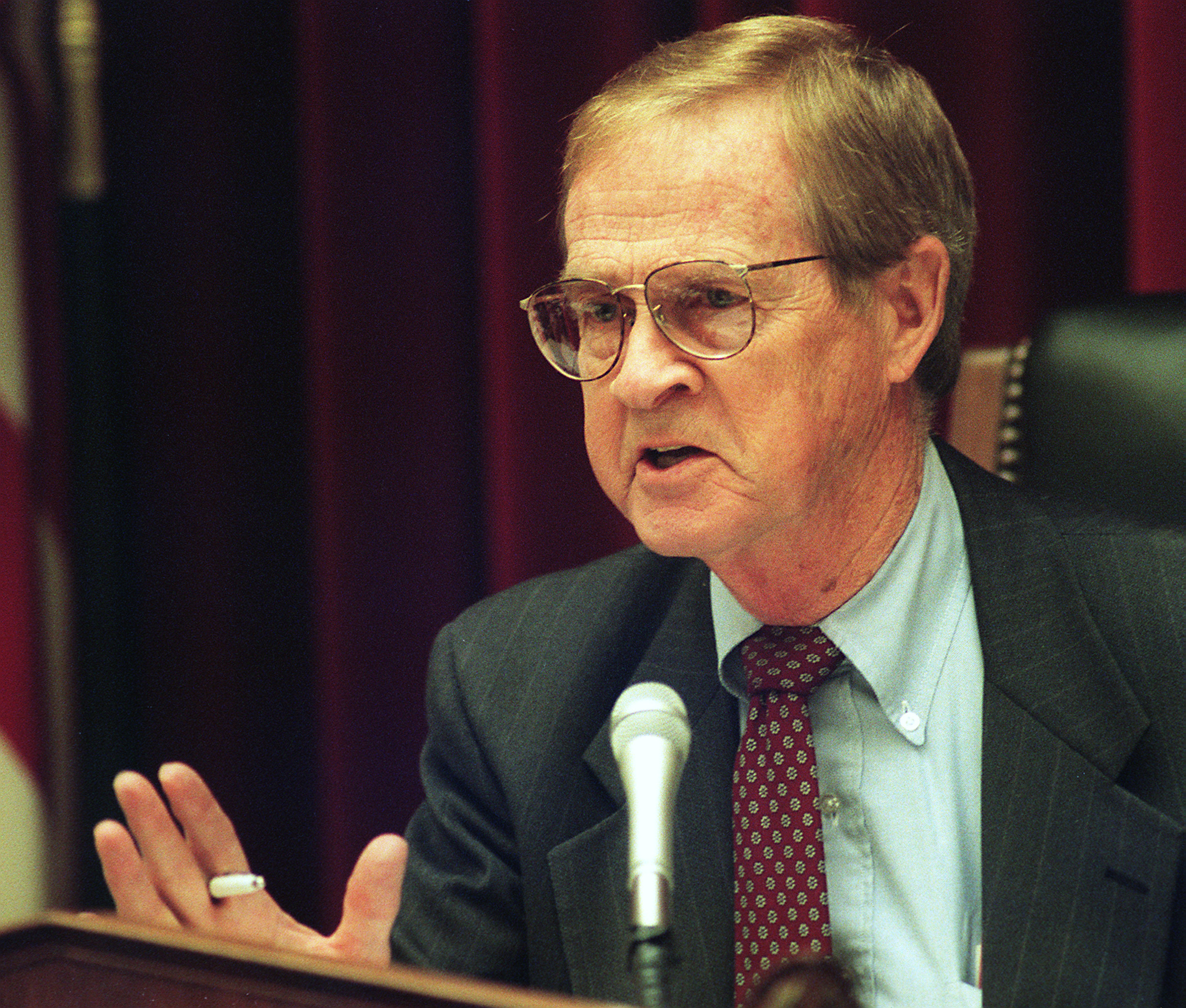 Former Pennsylvania Rep. Bill Goodling, who served in the House for 13 consecutive terms, died Sunday at 89. (Scott J. Ferrell/CQ Roll Call File Photo)