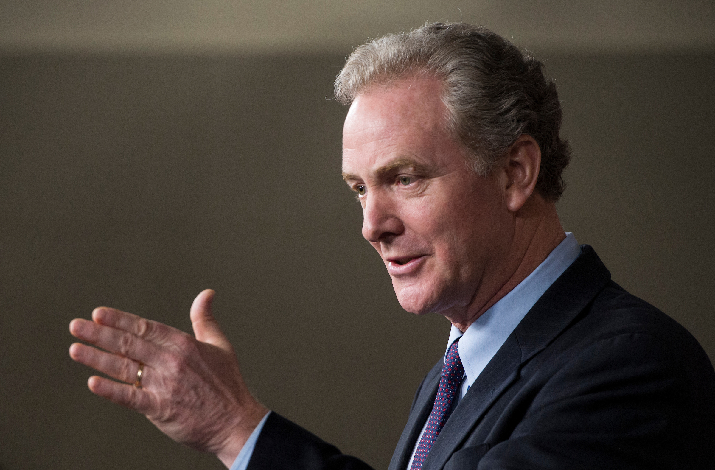 Maryland Sen. Chris Van Hollen is reaching out to the Freedom Caucus on automatic spending cuts. (Bill Clark/CQ Roll Call file photo)