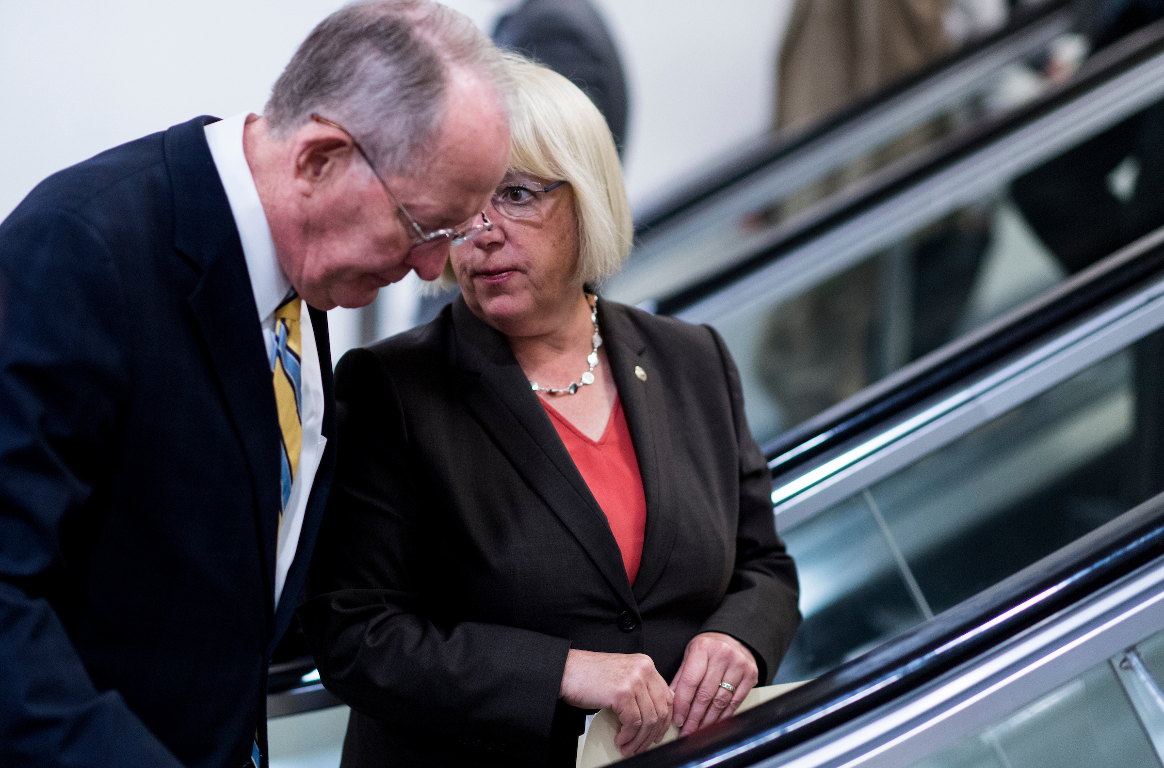 Sens. Lamar Alexander, R-Tenn., and Patty Murray, D-Wash., reached an agreement Tuesday to fund cost-sharing reduction payments the president axed from the executive schedule last week. (Bill Clark/CQ Roll Call)