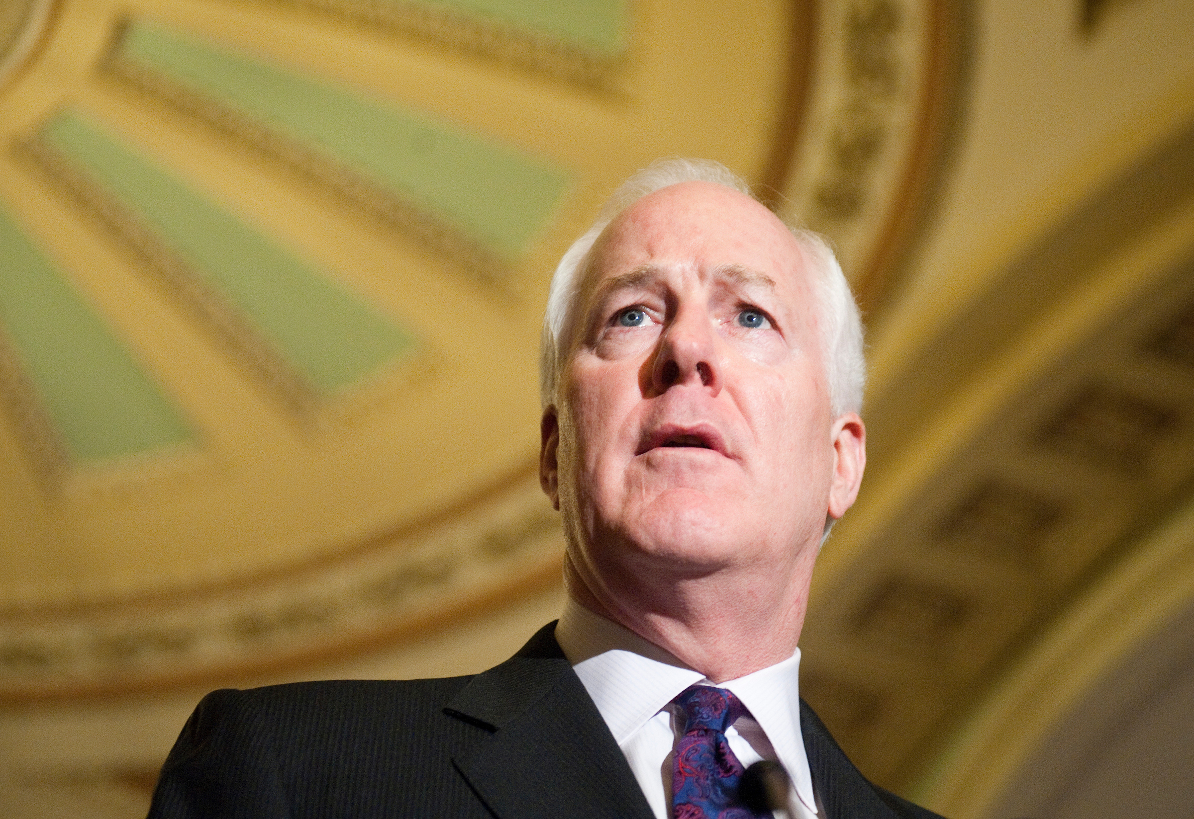 Senate Majority Whip John Cornyn indicated Wednesday he would consider looking into a ban on rifle bump stocks. (Bill Clark/Roll Call File Photo)