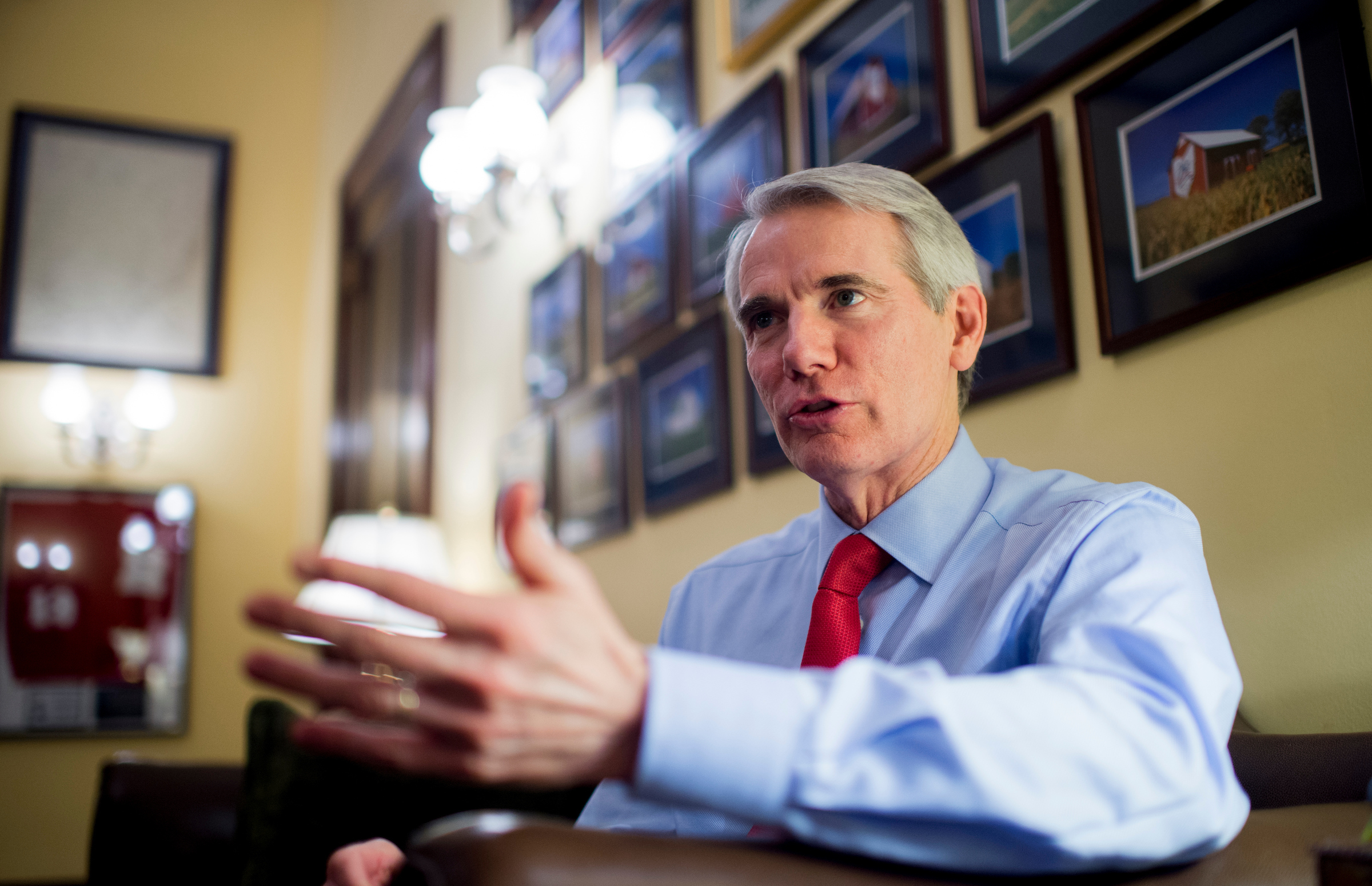 Sen. Rob Portman, shown here in 2015, introduced the Stop Enabling Sex Traffickers Act earlier this year. (Bill Clark/CQ Roll Call)