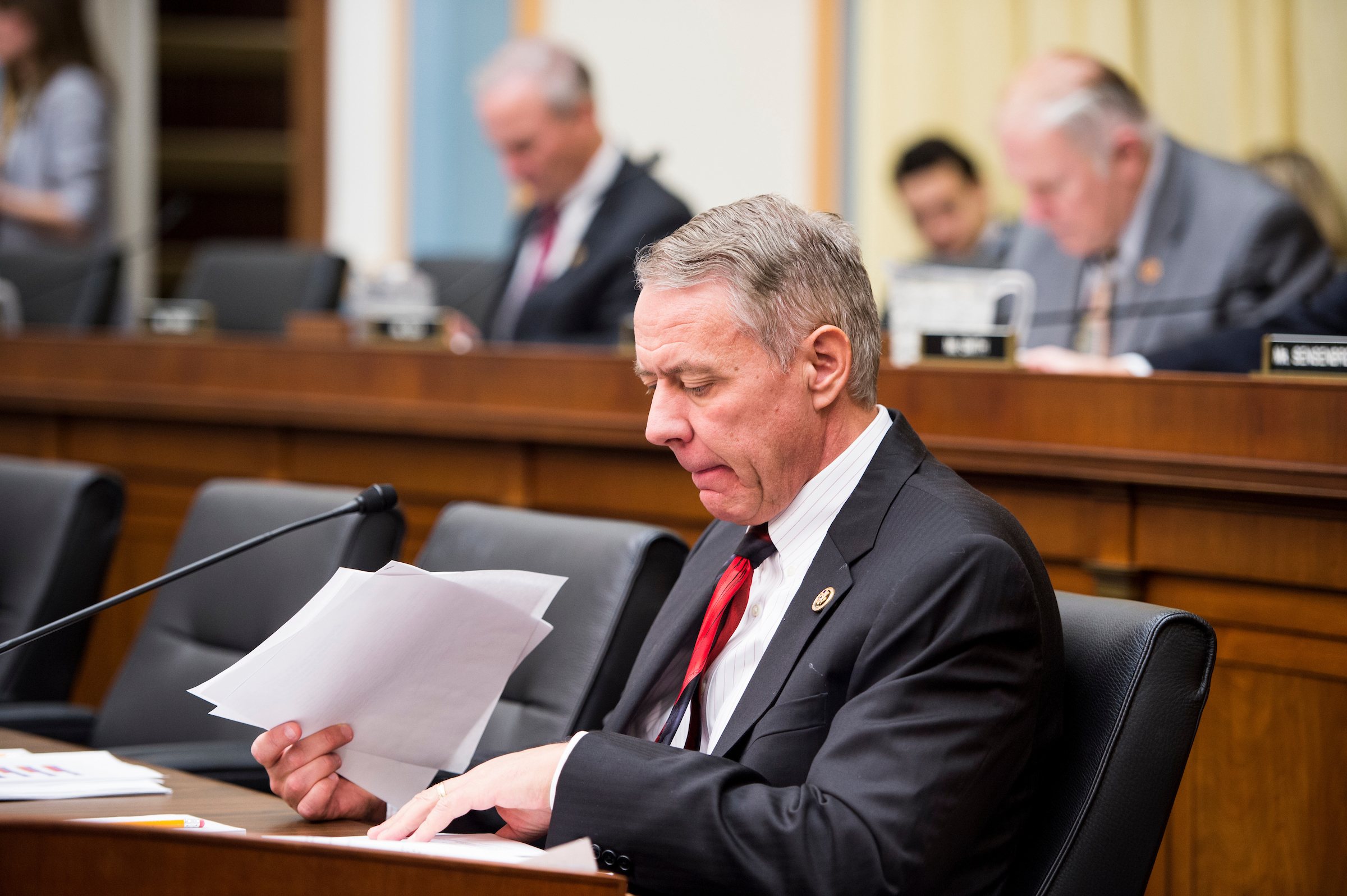 Rep. Ken Buck, R-Colo., takes his seat for the House Judiciary Committee hearing on “Examining the Adequacy and Enforcement of Our Nation’s Immigration Laws” on Tuesday, Feb. 3, 2015. (Bill Clark/CQ Roll Call file photo)