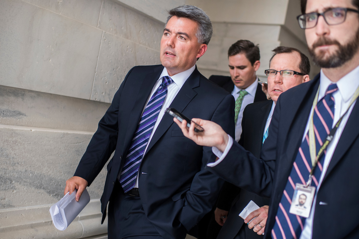 Sen. Cory Gardner, R-Colo., leads the NRSC. (Tom Williams/CQ Roll Call file photo)