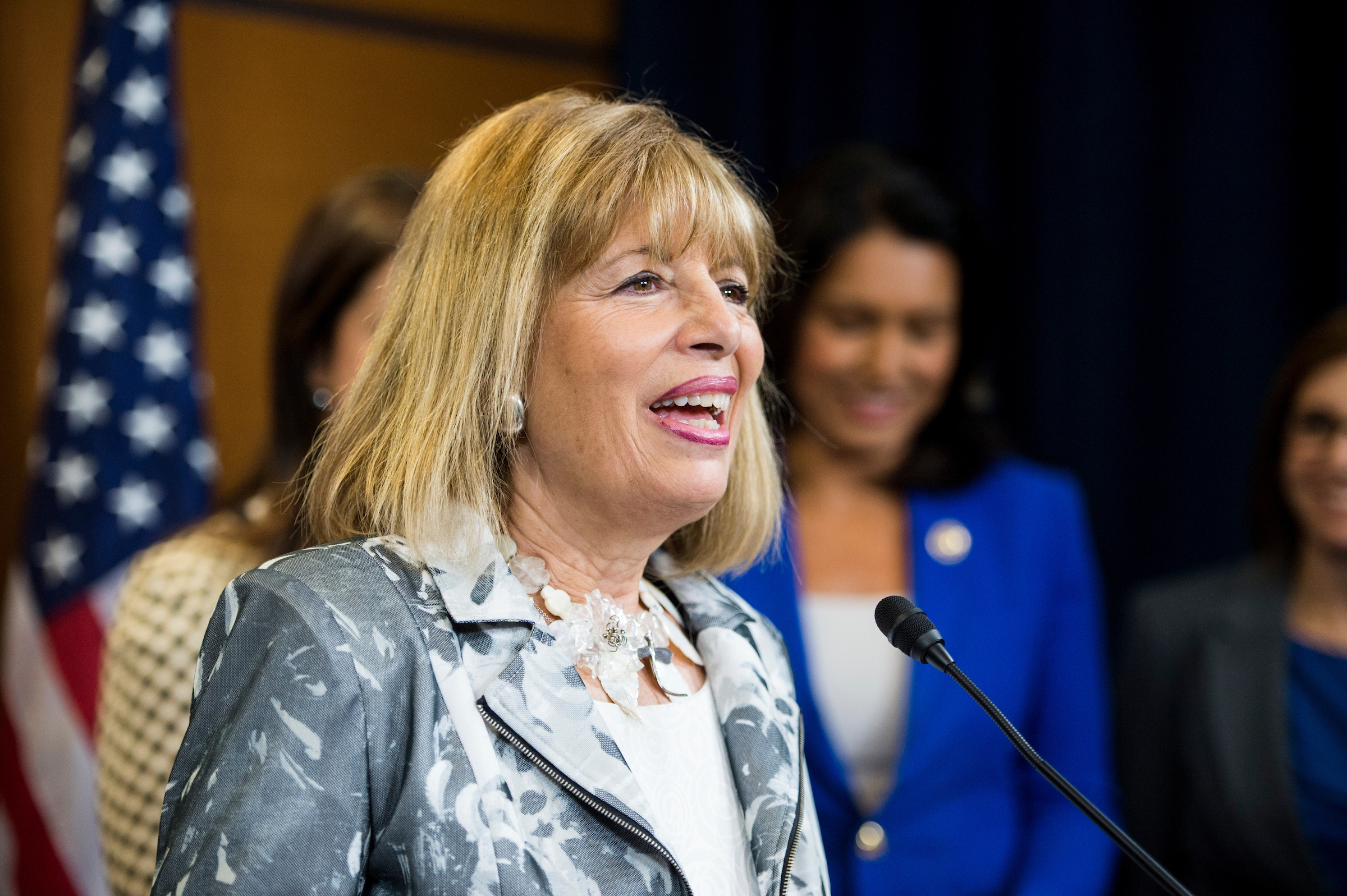 California Rep. Jackie Speier has shed light on the longtime problem of sexual harassment on Capitol Hill.  (Bill Clark/CQ Roll Call file photo)