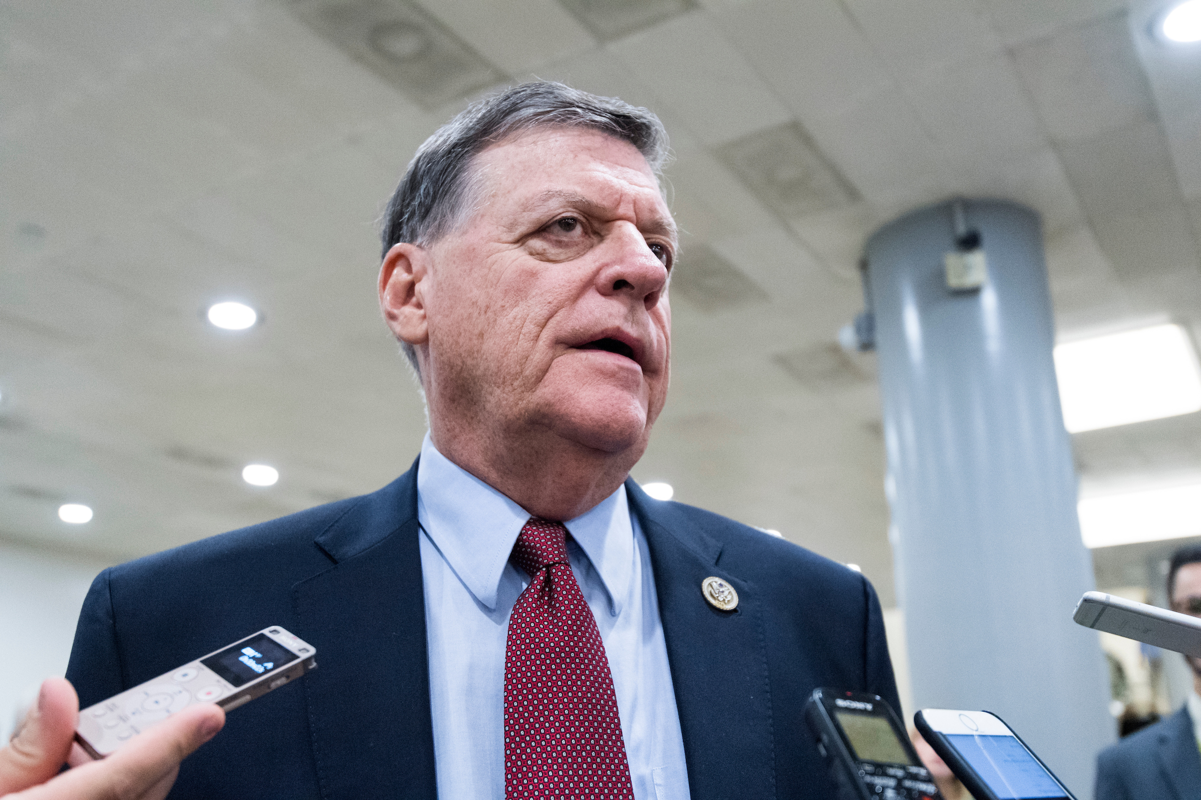 Rep. Tom Cole, R-Okla., said using the appropriations process to restrict settlement payouts was complex. (Bill Clark/CQ Roll Call file photo)