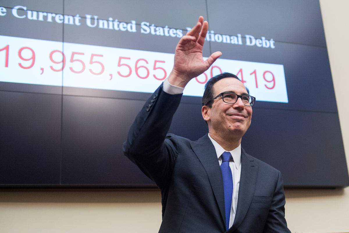 Treasury Secretary Steven Mnuchin is resorting to so-called extraordinary measures to pay the government’s bills after the debt limit suspension ended Dec. 8. (Tom Williams/CQ Roll Call file photo)