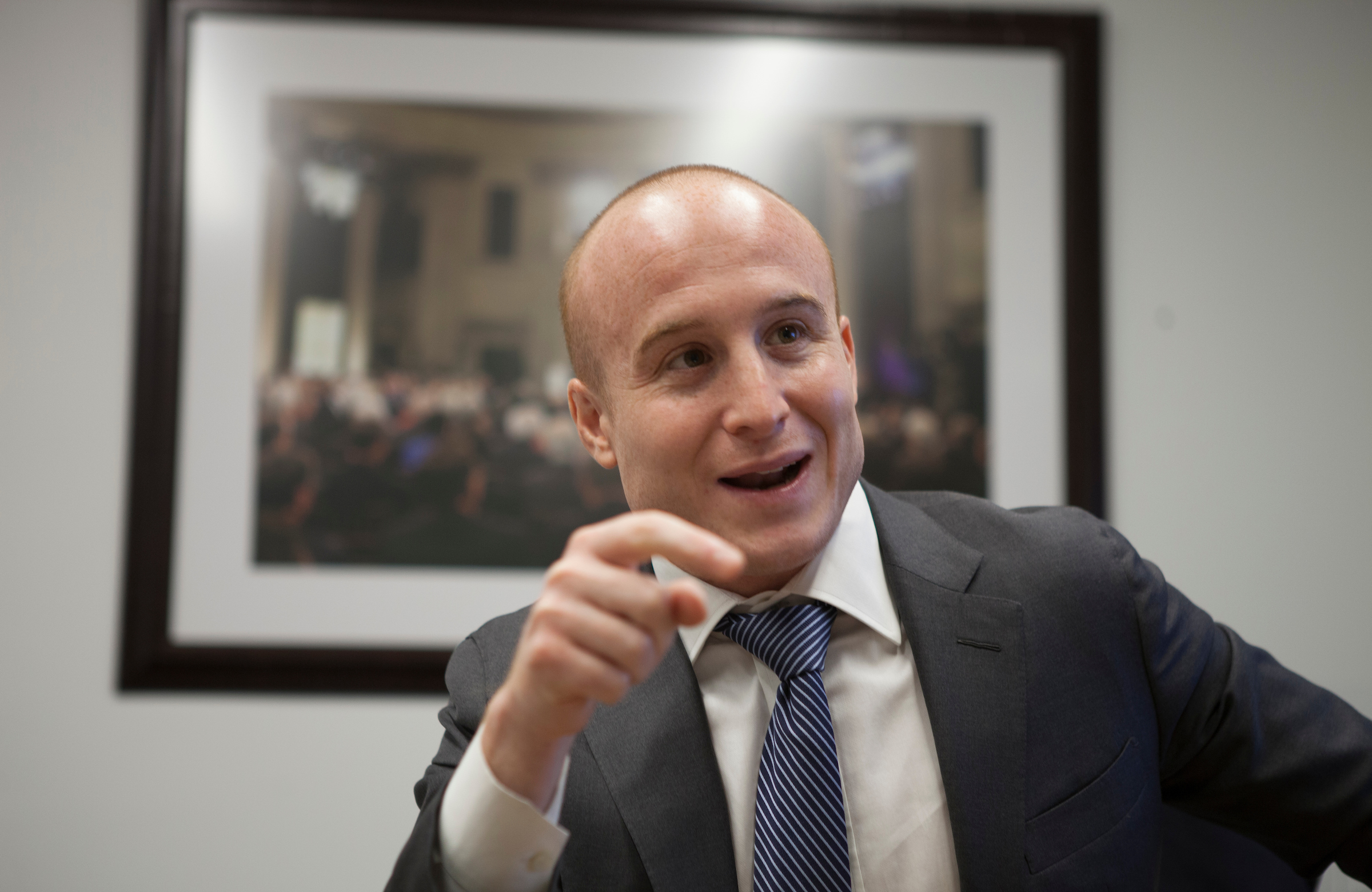 Army veteran Max Rose, who’s running in New York’s 11th District, has been named by the DCCC to its Red to Blue list. (Thomas McKinless/CQ Roll Call file photo)