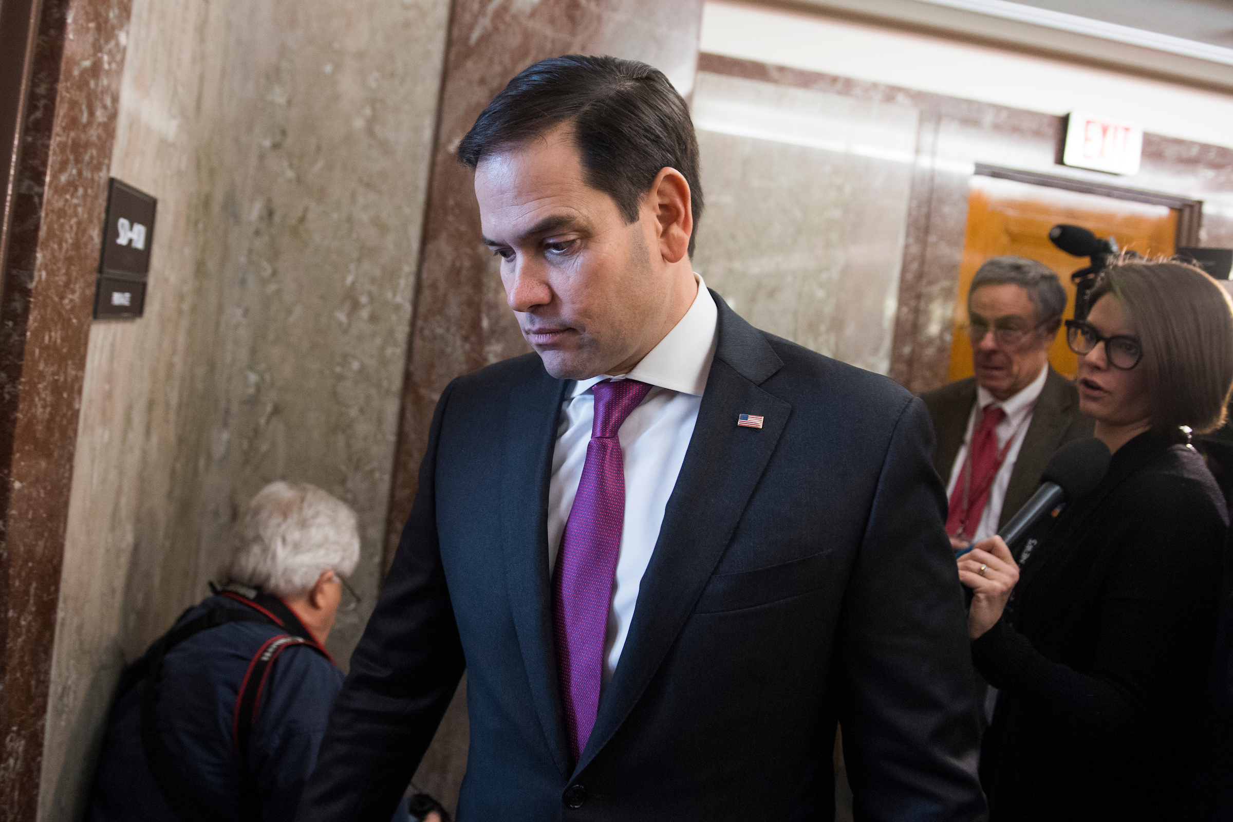 Sen. Marco Rubio, R-Fla., fired his chief of staff Clint Reed after learning of "improper conduct." (Tom Williams/CQ Roll Call)