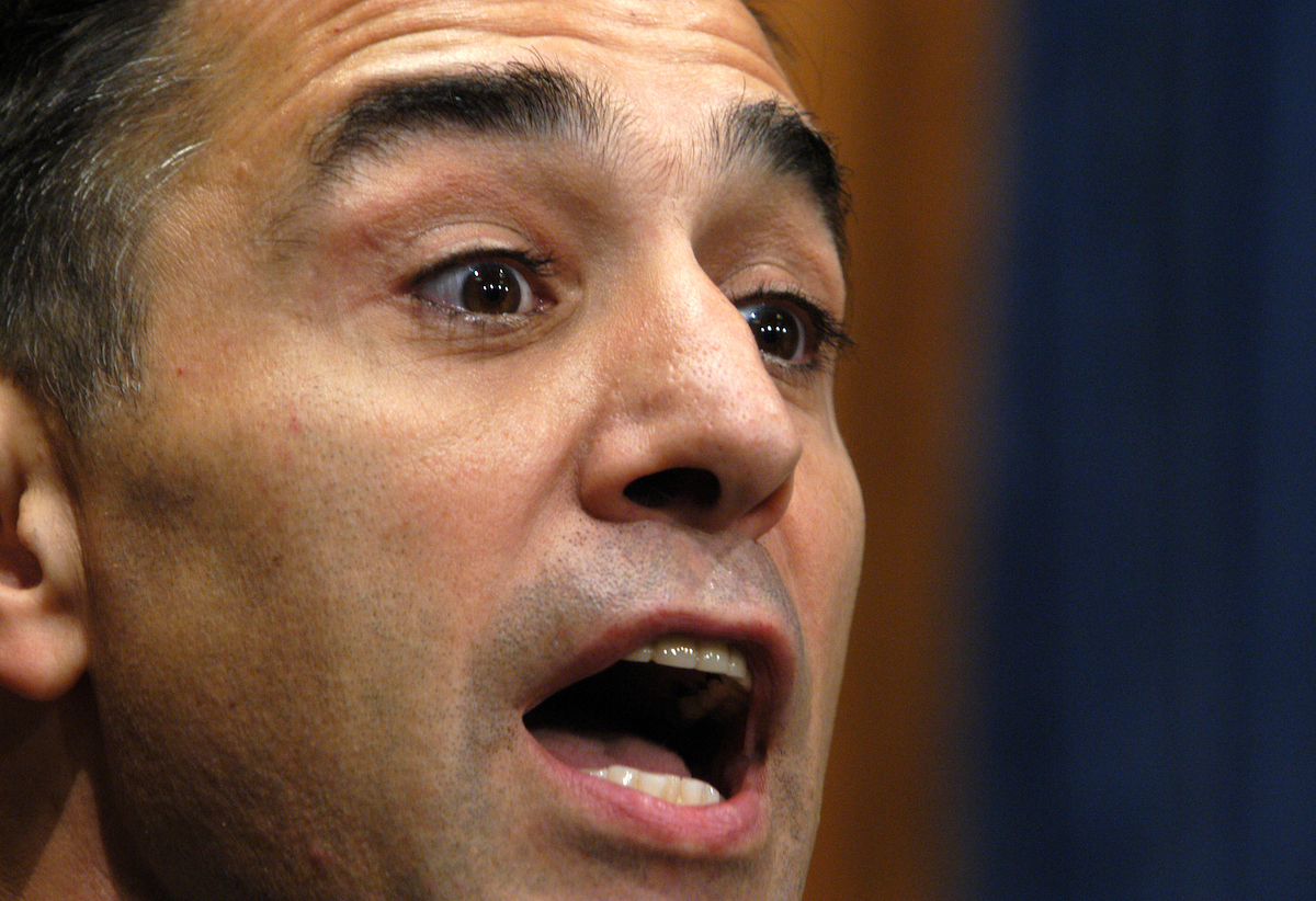 Sounding the alarm? California GOP Rep. Darrell Issa, number one on our list of most vulnerable House incumbents, has decided not to seek a 10th term (at least to his district). (CQ Roll Call file photo)