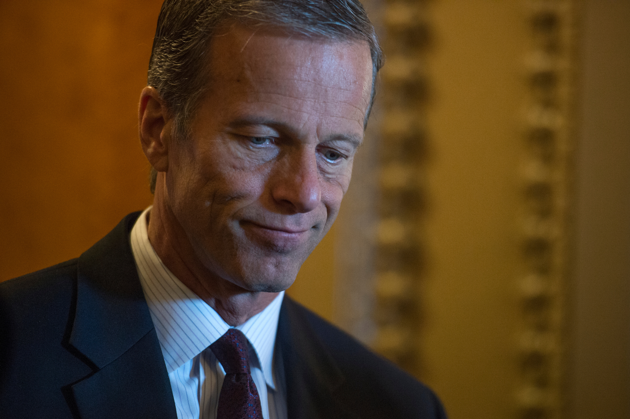 Senate Commerce Chairman John Thune said he was more focused on oversight than legislation for social media companies and their content. (Tom Williams/CQ Roll Call file photo)