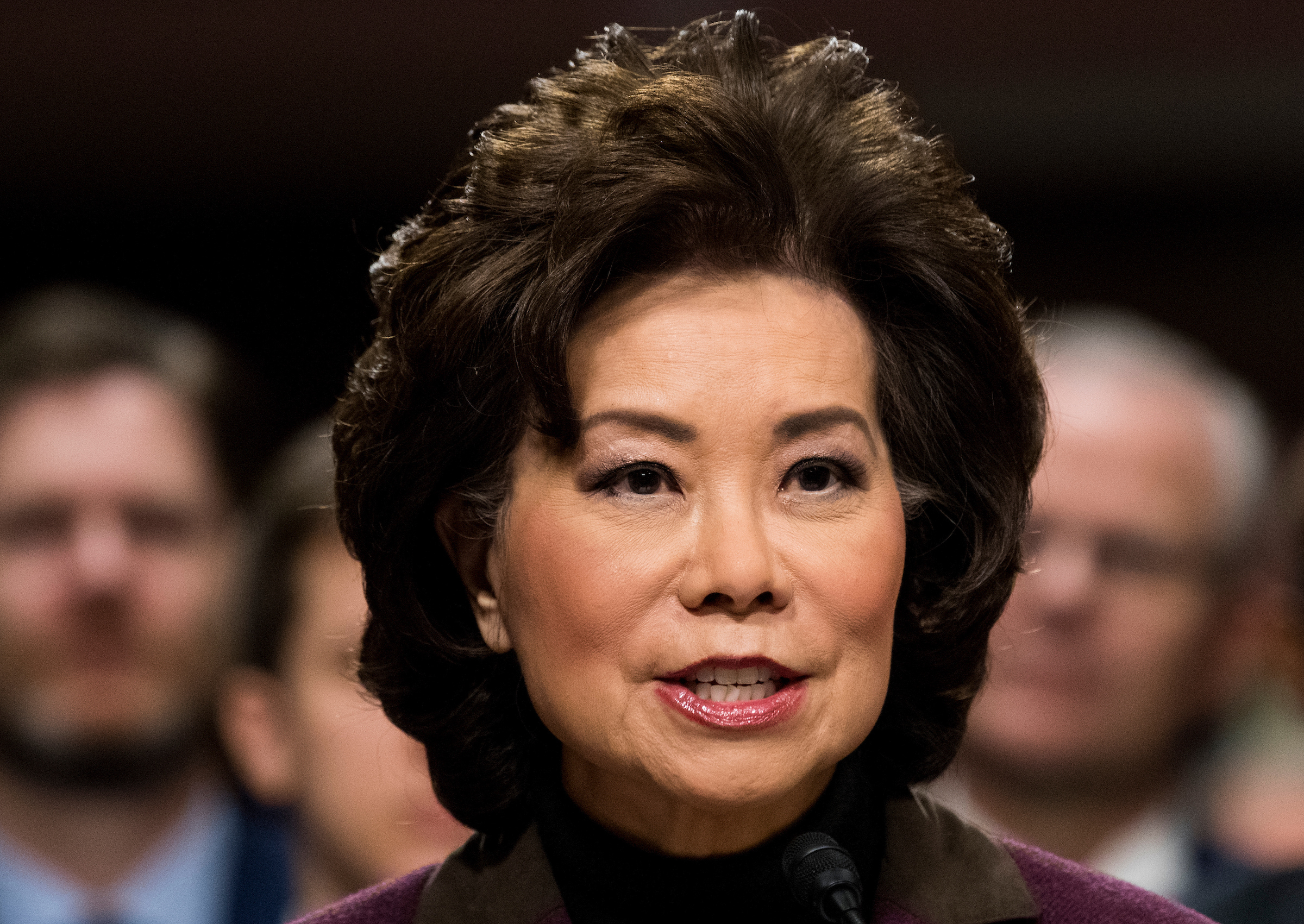 Transportation Secretary Elaine Chao pushed back on Democrats' criticism about the administration's infrastructure plan, such as it is. (Bill Clark/CQ Roll Call file photo)