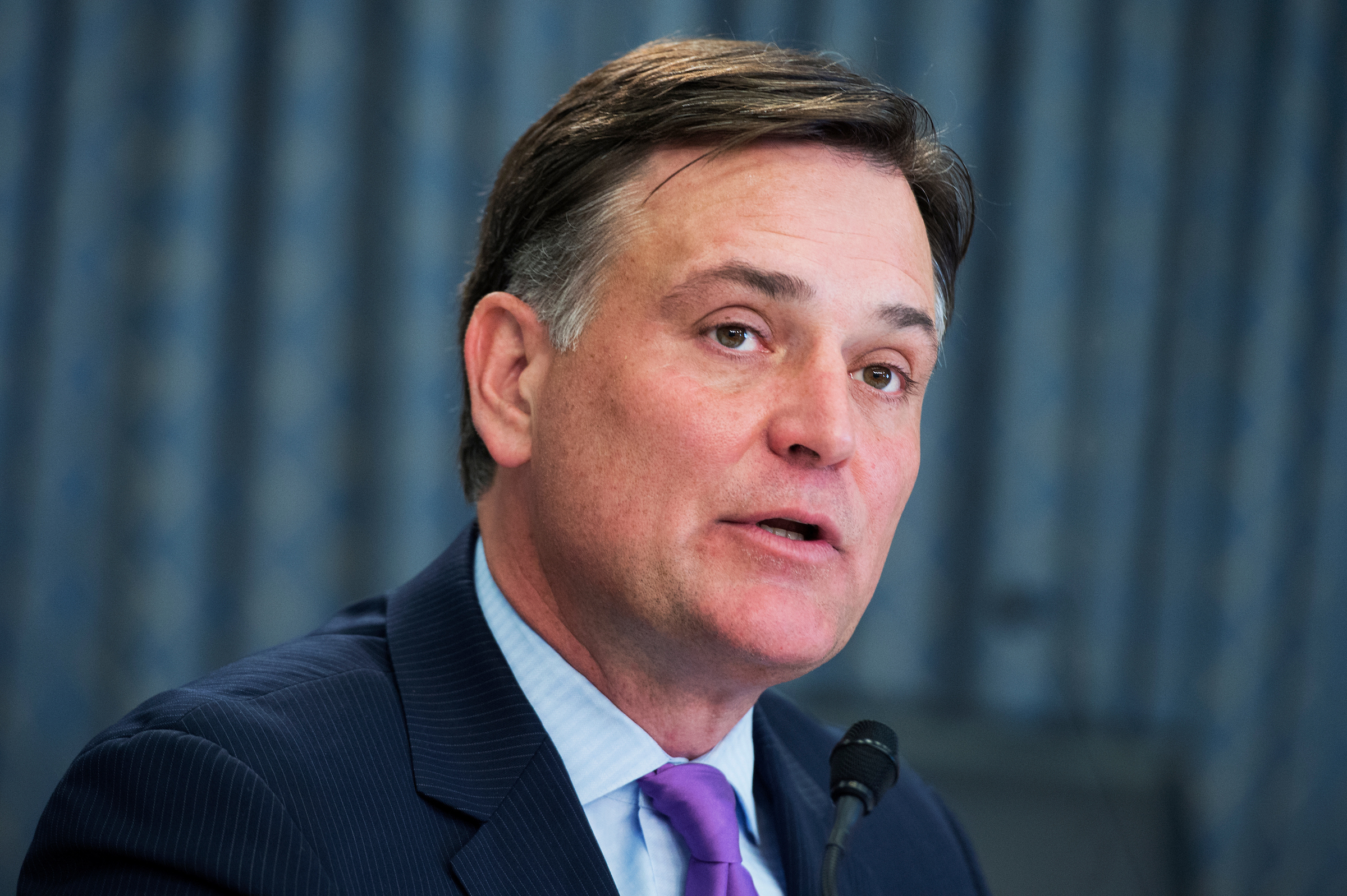 Indiana Rep. Luke Messer is releasing the second TV ad of his Senate campaign on Thursday. (Tom Williams/CQ Roll Call file photo)