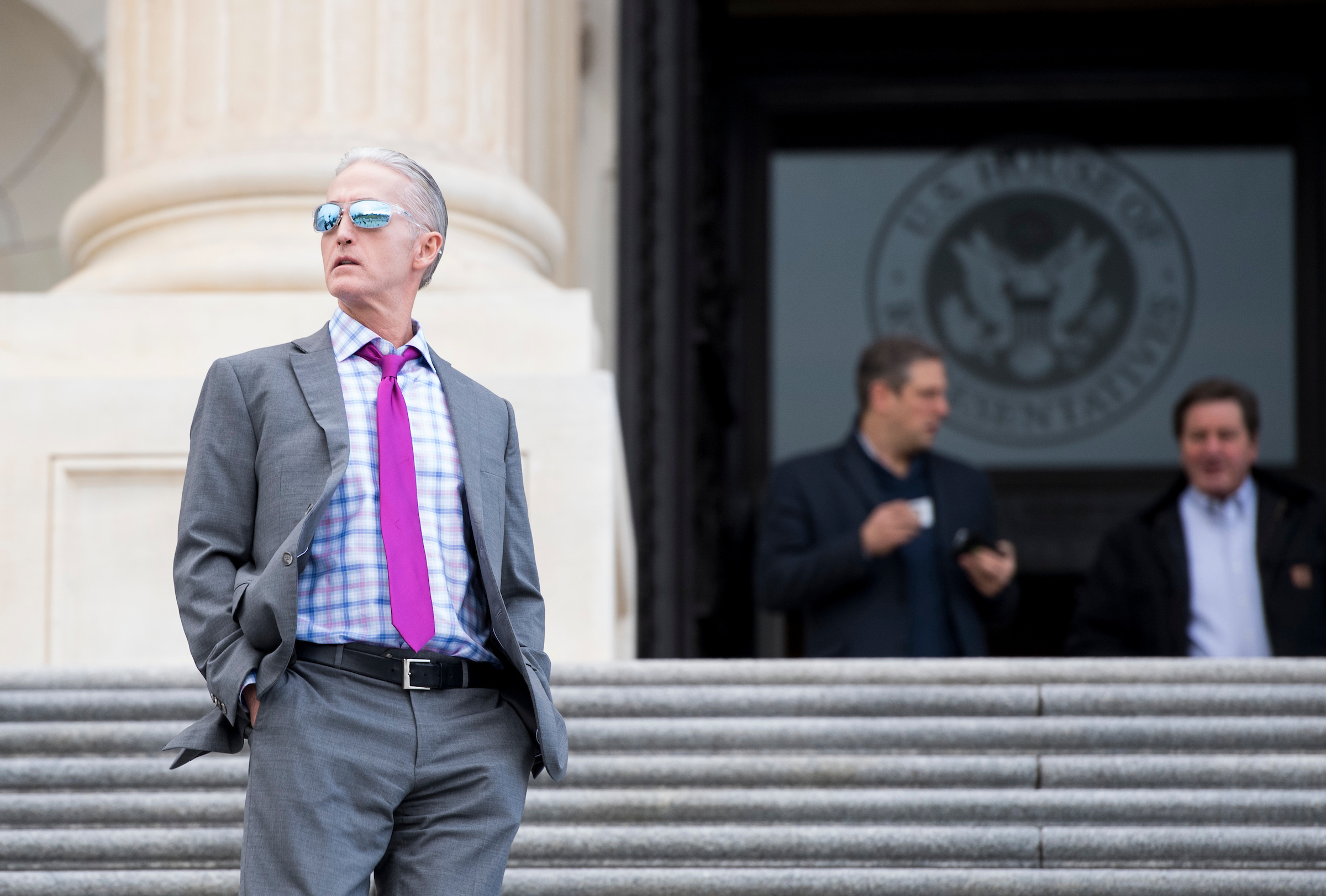 UNITED STATES - DECEMBER 14: Rep. Trey Gowdy, R-S.C., leaves the Capitol following the final votes of the week on Thursday, Dec. 14, 2017. (Photo By Bill Clark/CQ Roll Call)