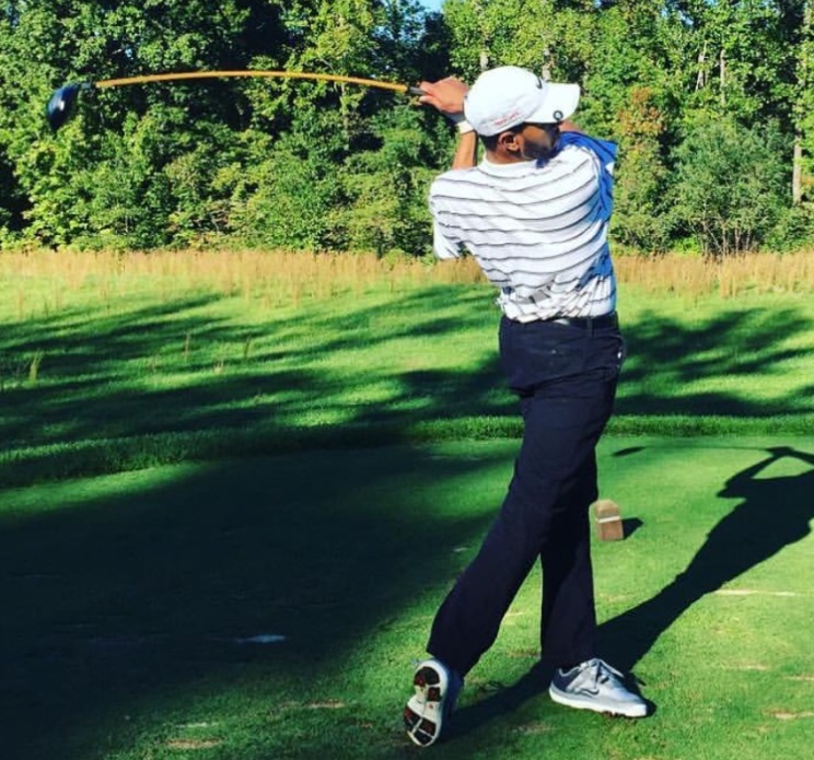 Myers has been playing golf for two decades. (Courtesy of Myers)