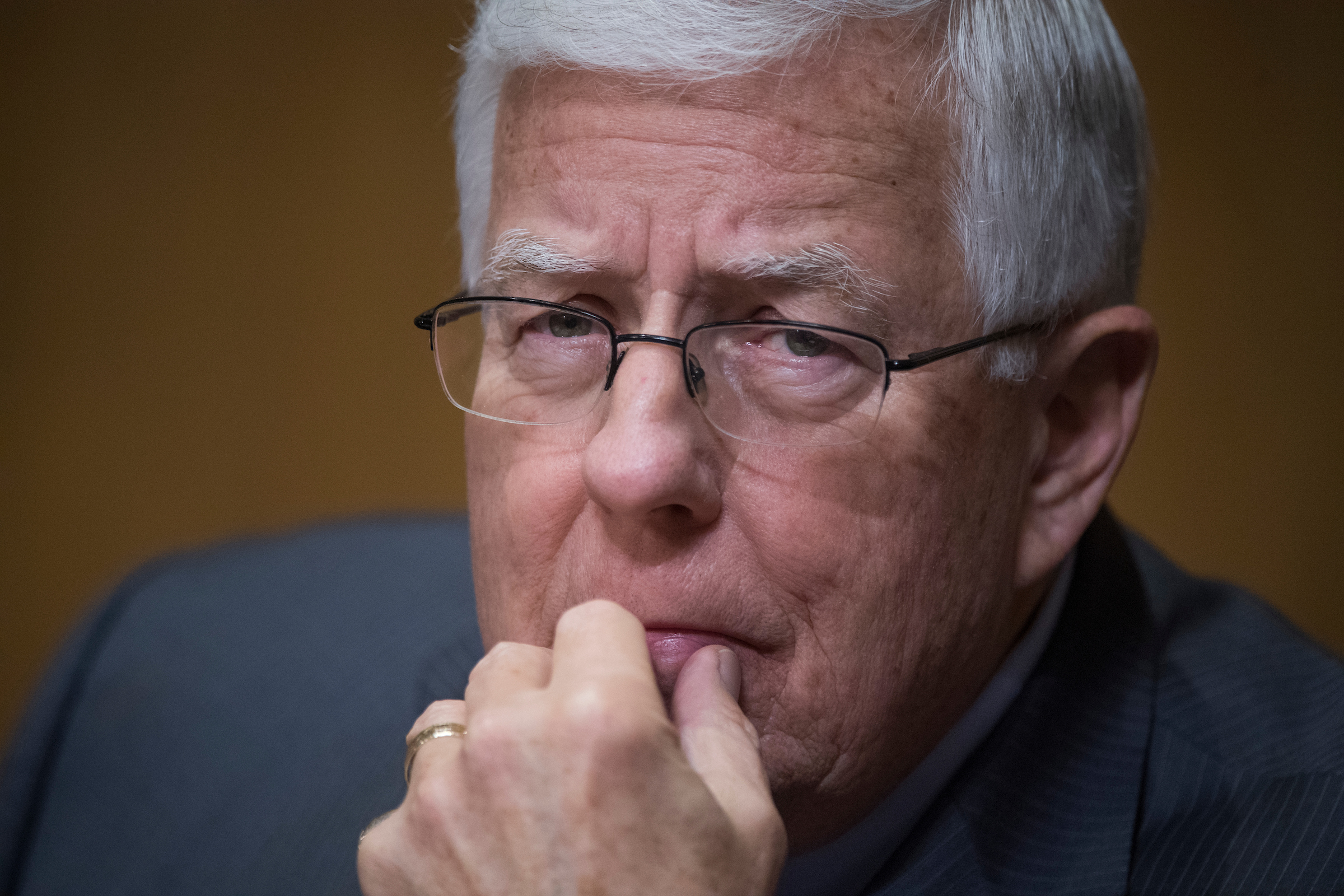 Senate Budget Chairman Michael B. Enzi, R-Wyo., introduced a bill on the online sales taxation issue last year. (Tom Williams/CQ Roll Call file photo)