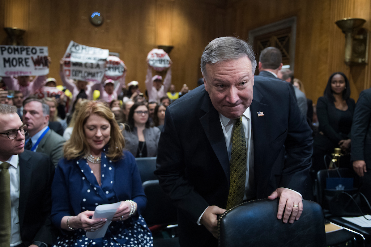 CIA Director Mike Pompeo won confirmation as secretary of State on Thursday. (Tom Williams/CQ Roll Call)