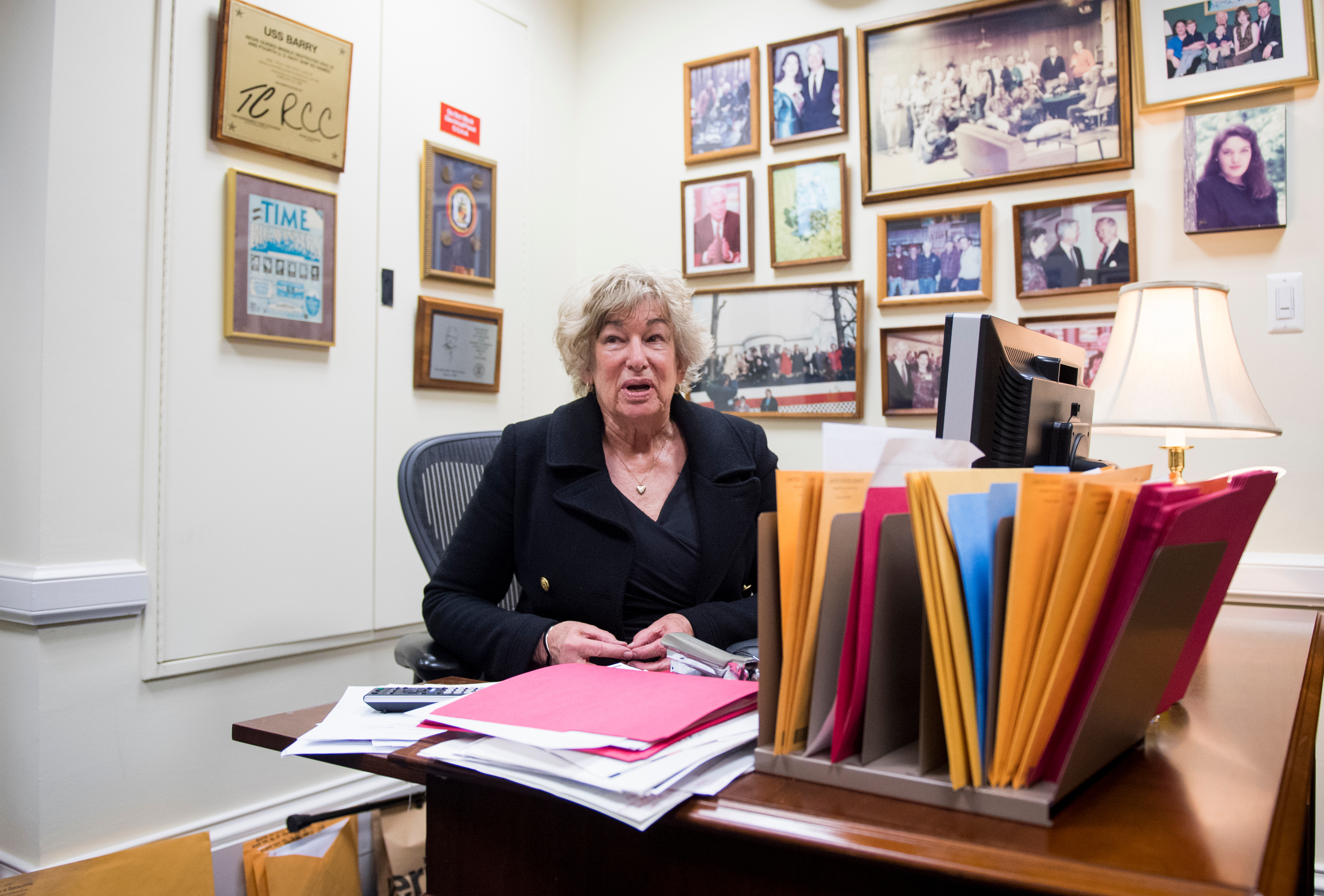 Scheduler Doris Wagley is clearing out the Dirksen Building office of her longtime boss, Mississippi Sen. Thad Cochran’, who resigned April 1. (Bill Clark/CQ Roll Call file photo)