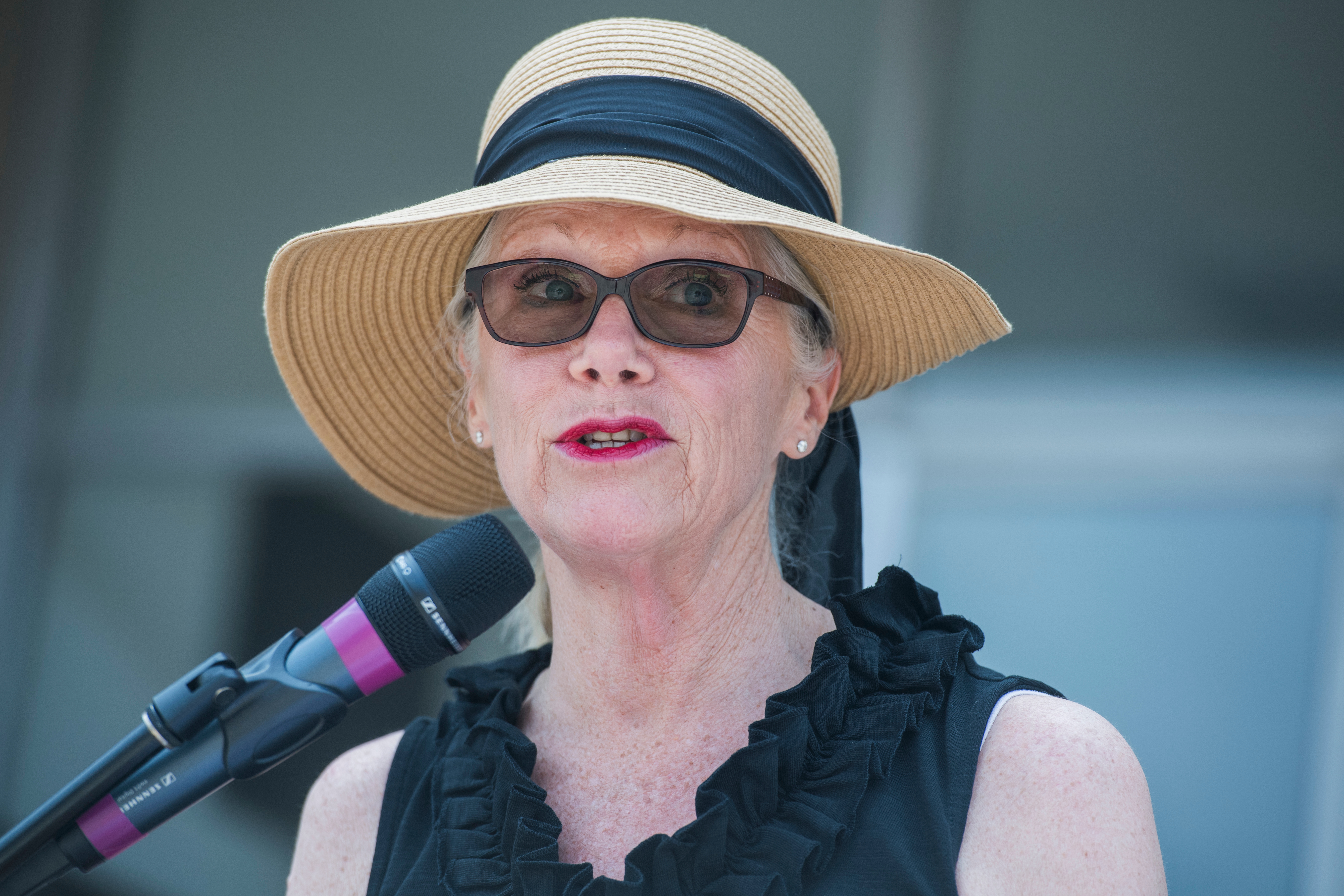 UNITED STATES - MAY 3: Carol Miller, who is running for the Republican nomination in West Virginia's 3rd Congressional District, is seen at a National Day of Prayer event in Point Pleasant , W.Va., on May 3, 2018. (Photo By Tom Williams/CQ Roll Call)