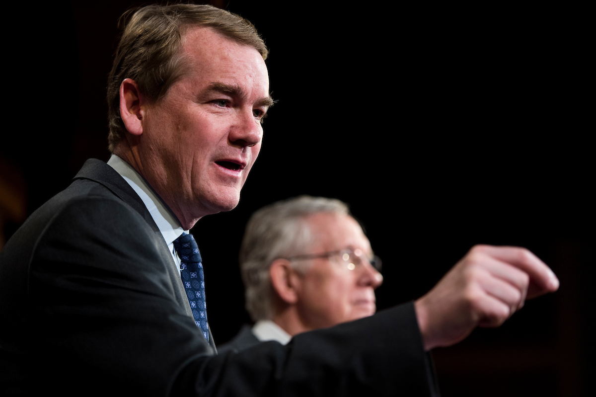 Sen. Michael Bennet, D-Colo., introduced a bill last week to ban partisan gerrymandering on a federal level. (Bill Clark/CQ Roll Call file photo)