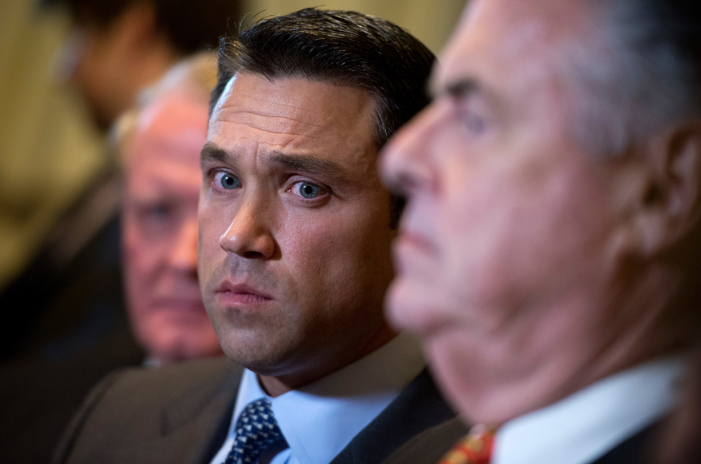 Despite his attempts to align himself with President Donald Trump, former New York Republican Rep. Michael Grimm saw the president last week endorse Rep. Dan Donovan in the GOP primary. (Tom Williams/CQ Roll Call file photo)