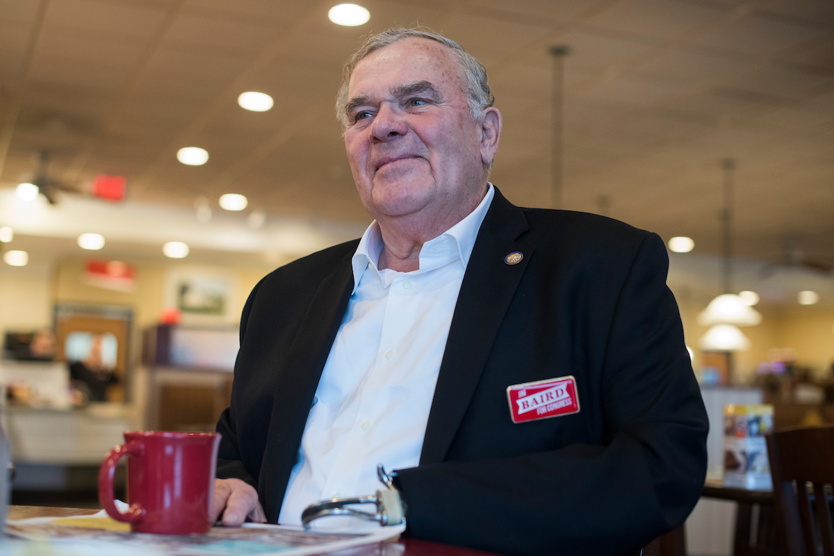 Indiana state Rep. Jim Baird, the GOP nominee in the 4th District, has been named to the NRCC’s Young Guns “Vanguards” program. (Tom Williams/CQ Roll Call file photo)