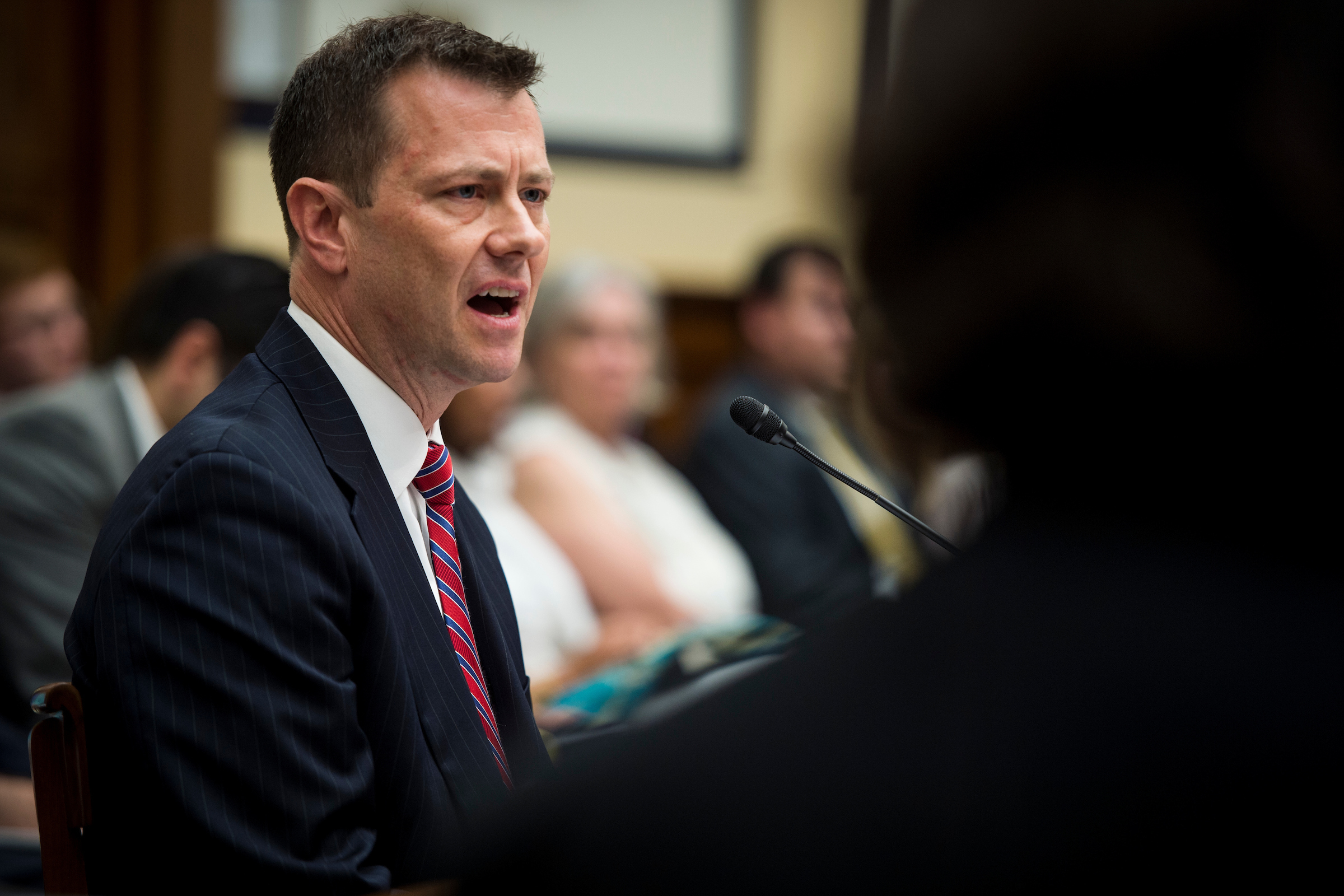 FBI Deputy Assistant Director Peter Strzok was fired for his text messages criticizing President Donald Trump. (CQ Roll Call file photo)