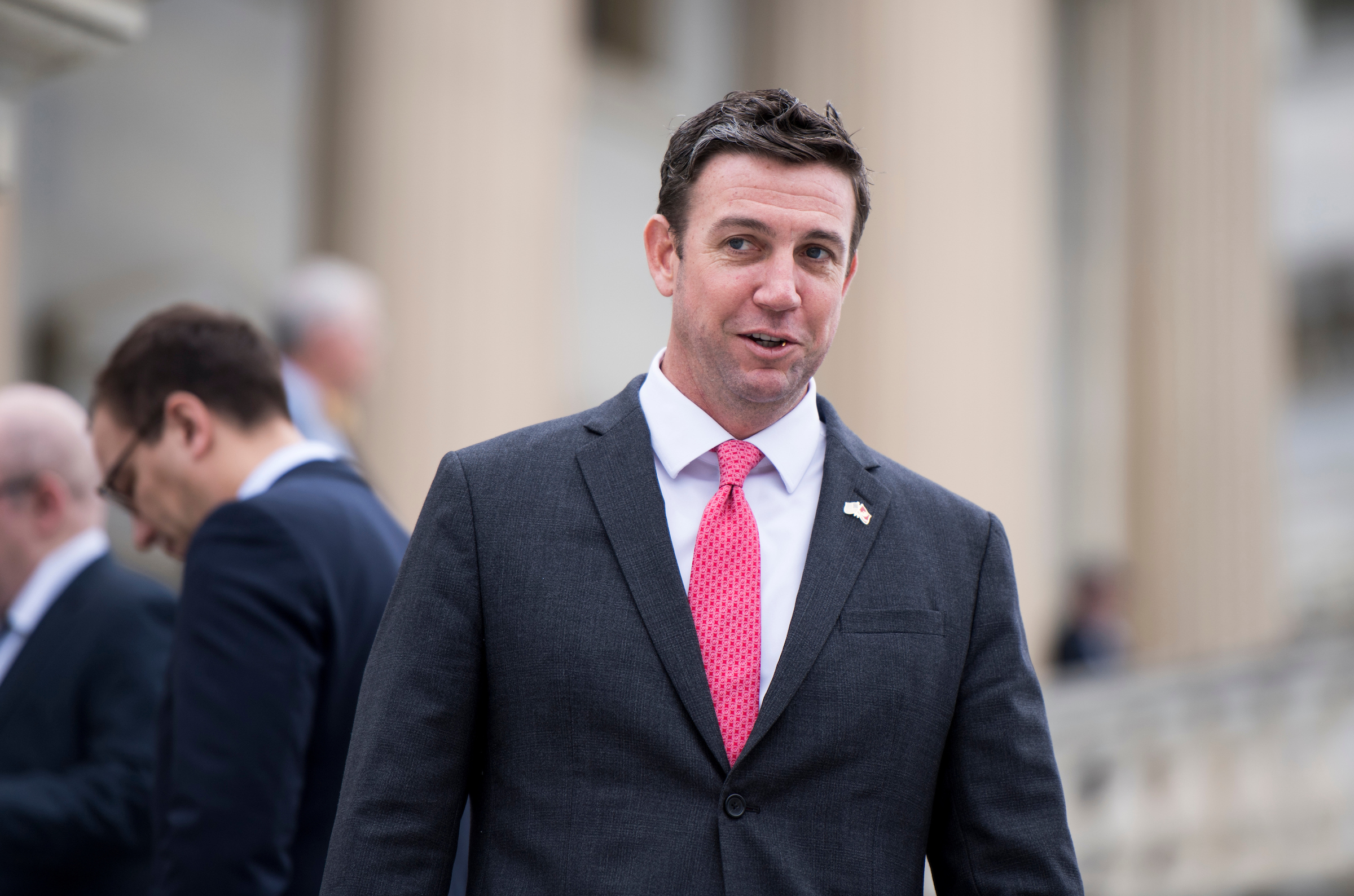 Rep. Duncan Hunter, R-Calif., holds an 8-point lead over his Democratic challenger in a poll conducted after he was indicted on misuse of campaign funds charges. (Bill Clark/CQ Roll Call file photo)