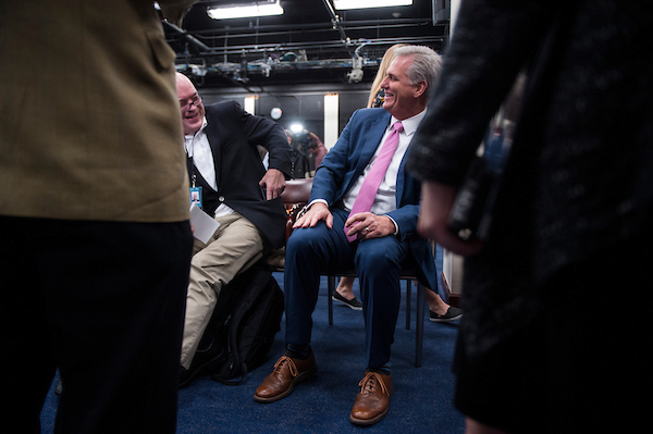 House Majority Leader Rep. Kevin McCarthy, R-Calif., announced Friday that the House will be out until after the November elections. (Sarah Silbiger/CQ Roll Call)