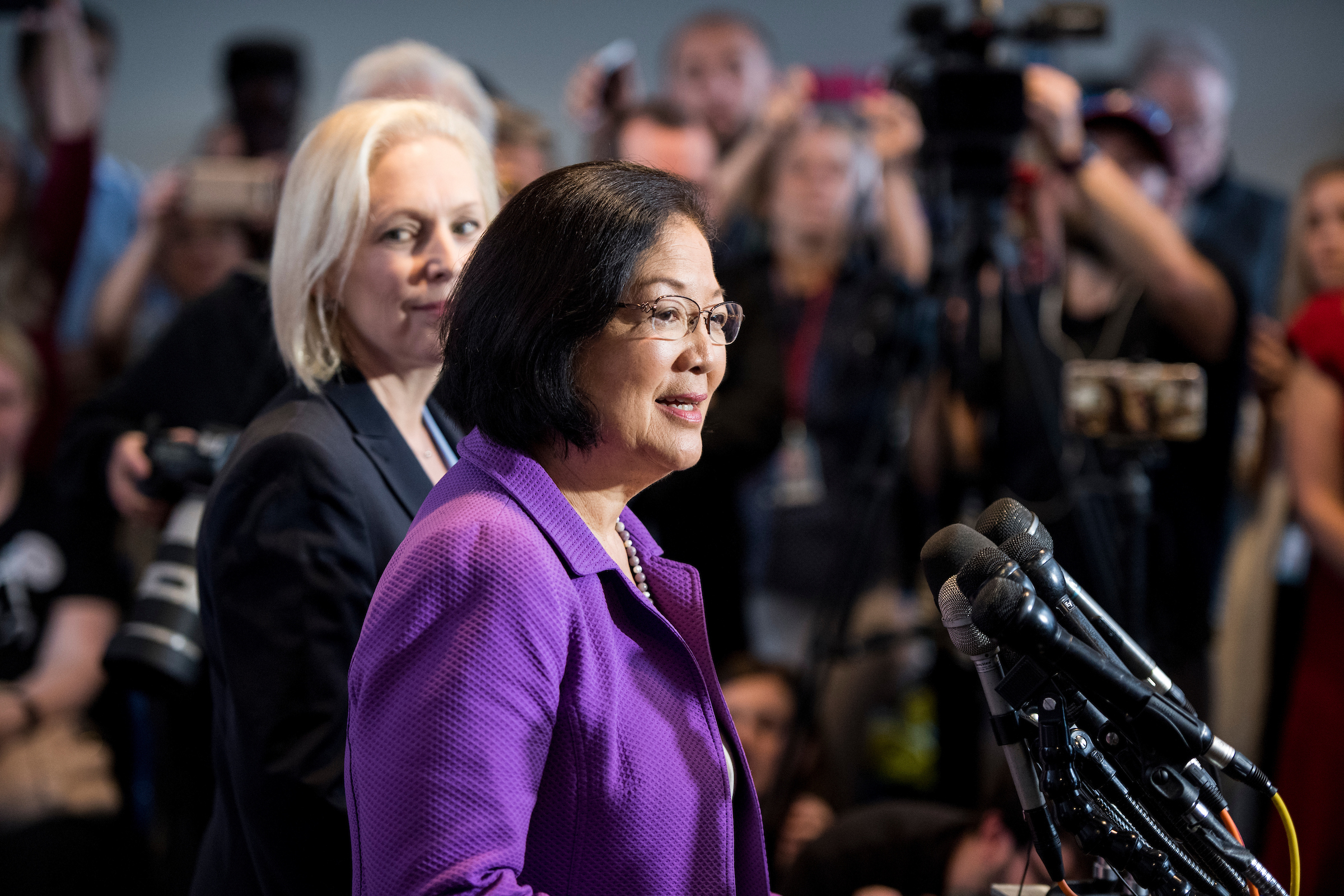 Sen. Mazie Hirono dropped some choice remarks on her Judiciary Committee colleague. (Bill Clark/CQ Roll Call)