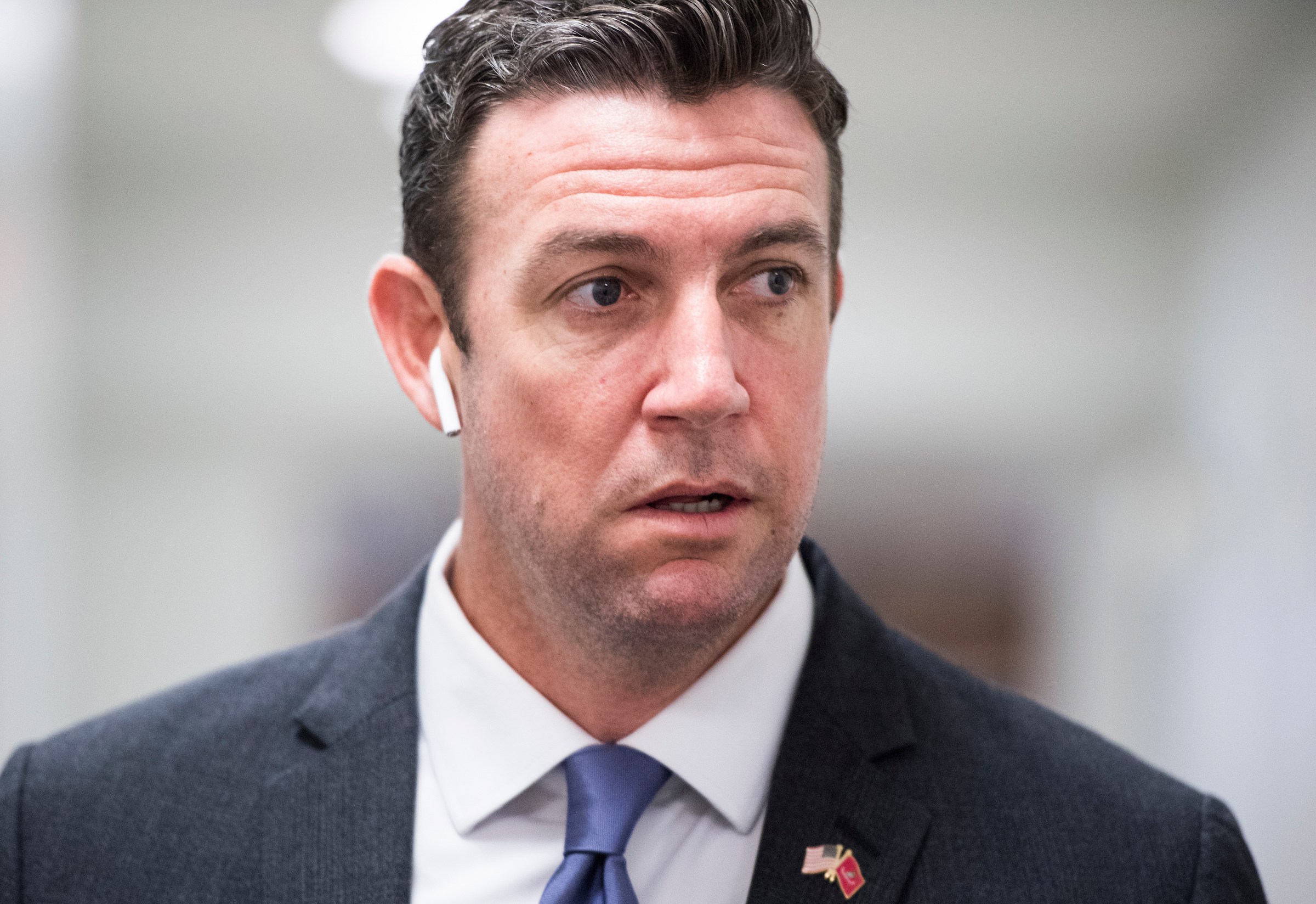 Rep. Duncan Hunter, R-Calif., was recorded at a campaign event talking about his own criminal indictment and his Democratic opponent's name change. (Bill Clark/CQ Roll Call file photo)