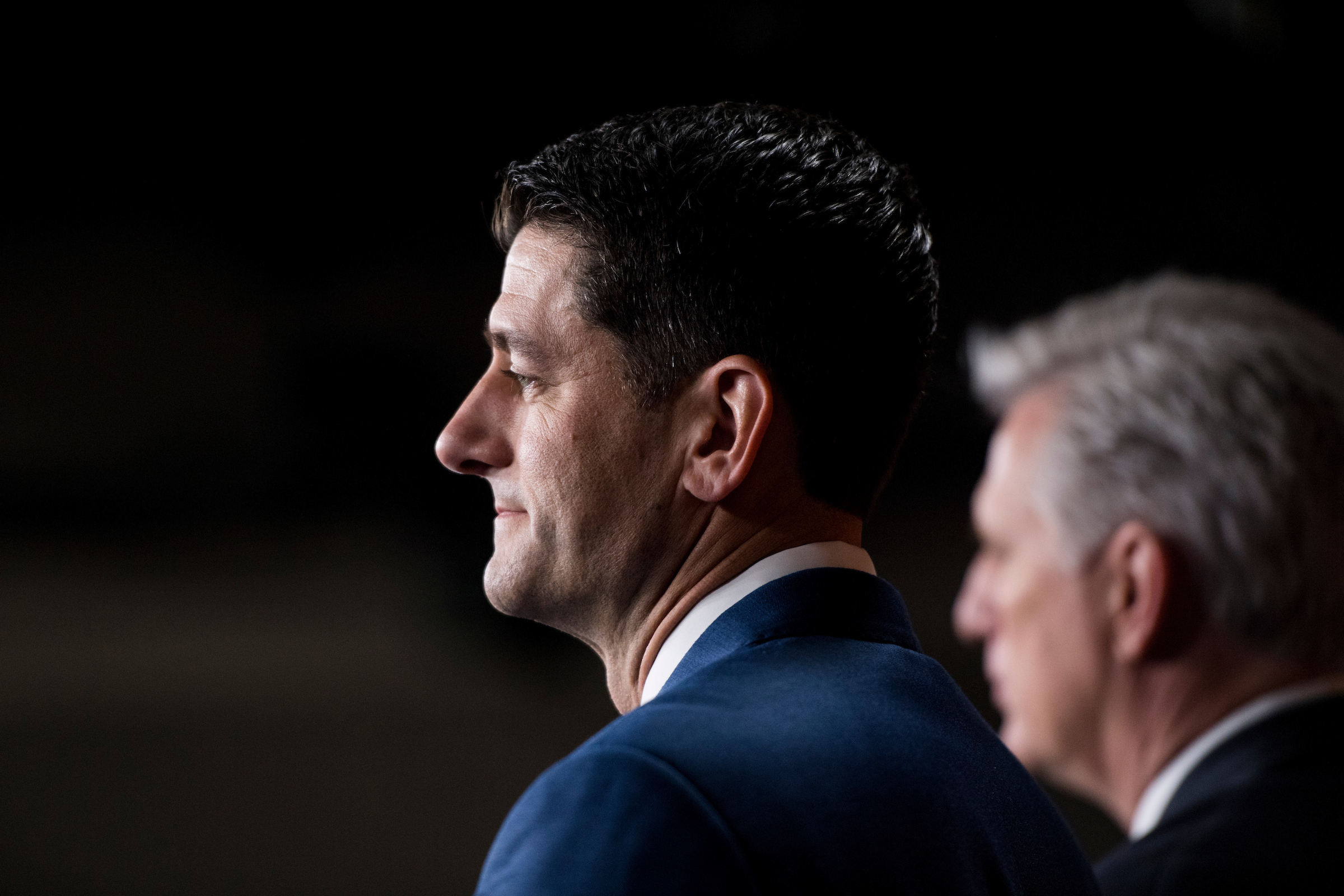 Paul Ryan joined a handful of bipartisan lawmakers in knocking the author of an anonymous op-ed critical of President Donald Trump published Wednesday by The New York Times. (Bill Clark/CQ Roll Call file photo)