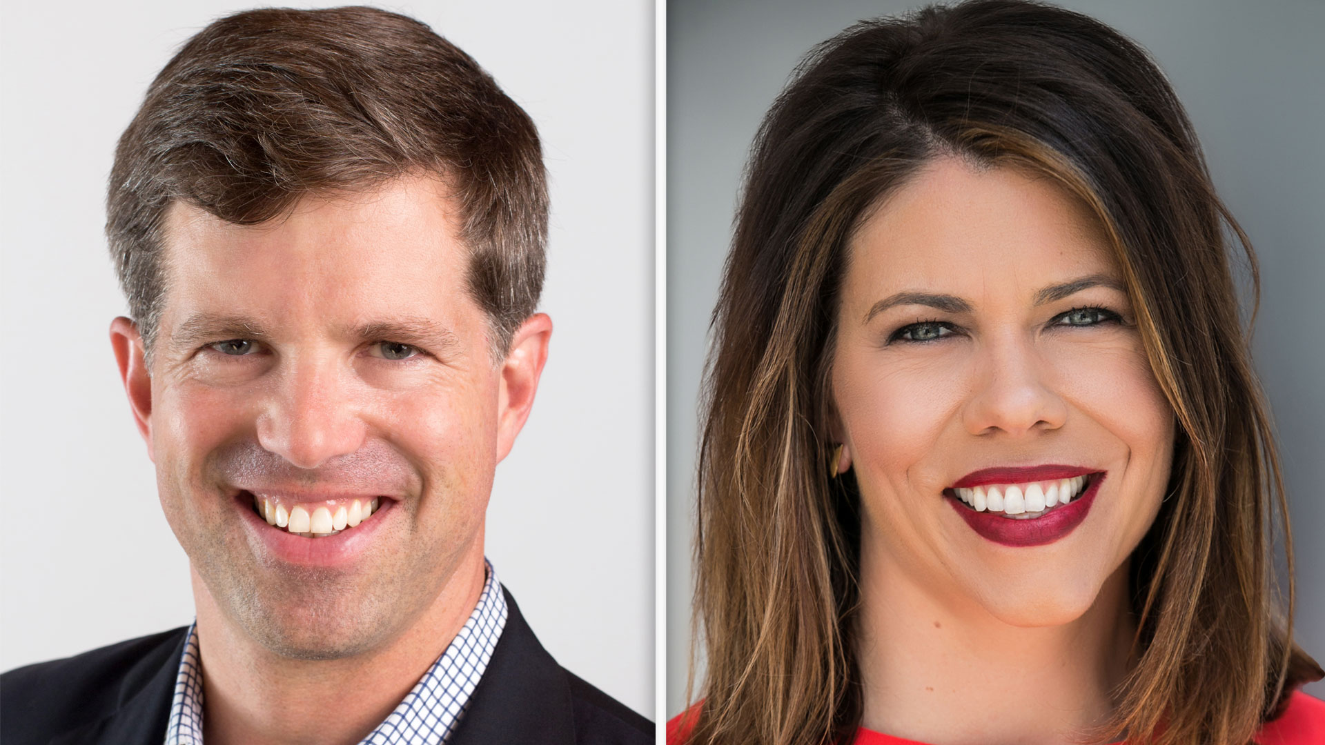 David Thomas, left, and Anne MacMillan, right, left Capitol Hill for K Street. (Courtesy of Thomas and MacMillan)