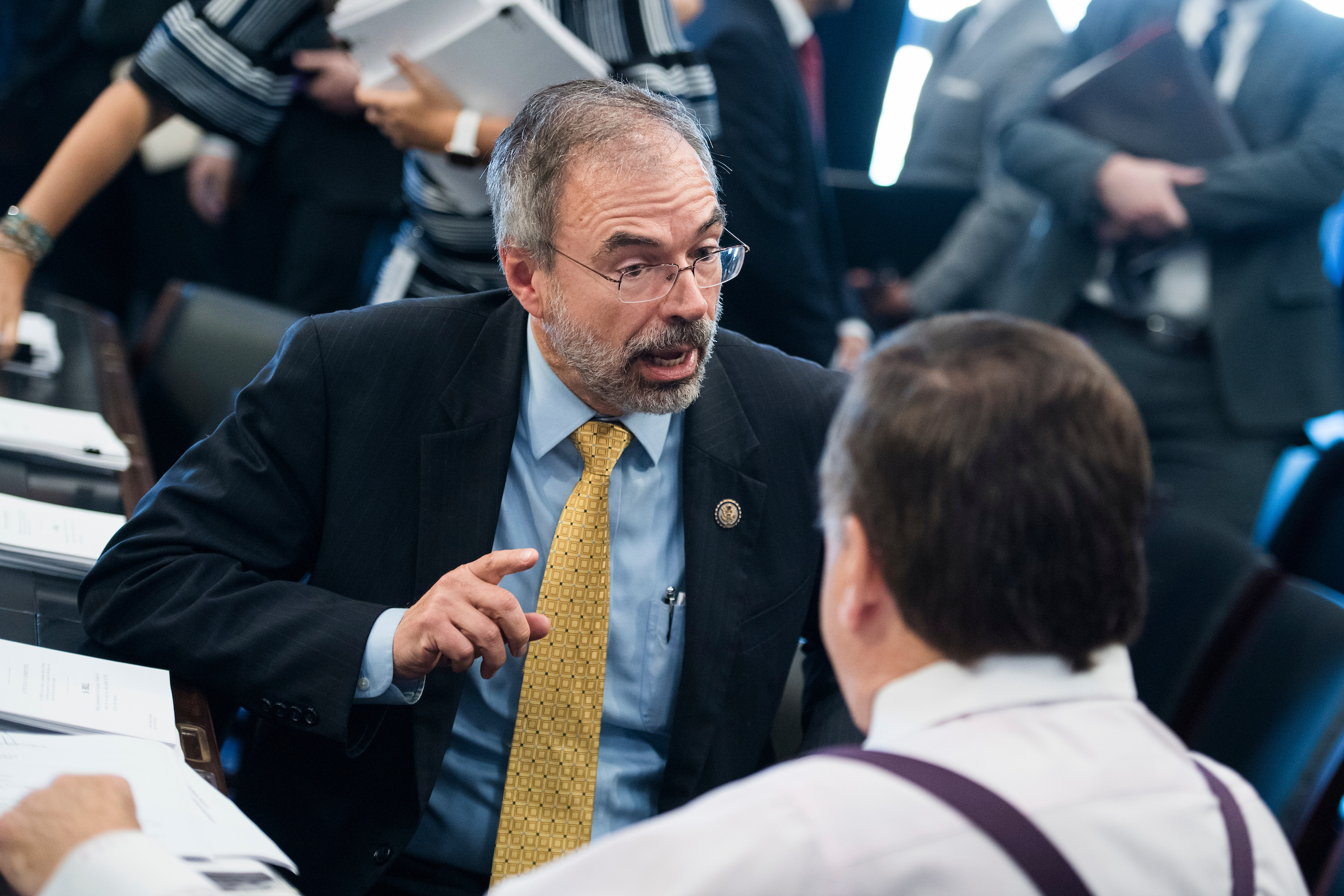 Rep. Andy Harris, R-Md., is seen during a House Appropriations Homeland Security Subcommittee markup of the FY2019 Homeland Security Appropriations bill in Rayburn Building on July 19, 2018. (Tom Williams/CQ Roll Call file photo)