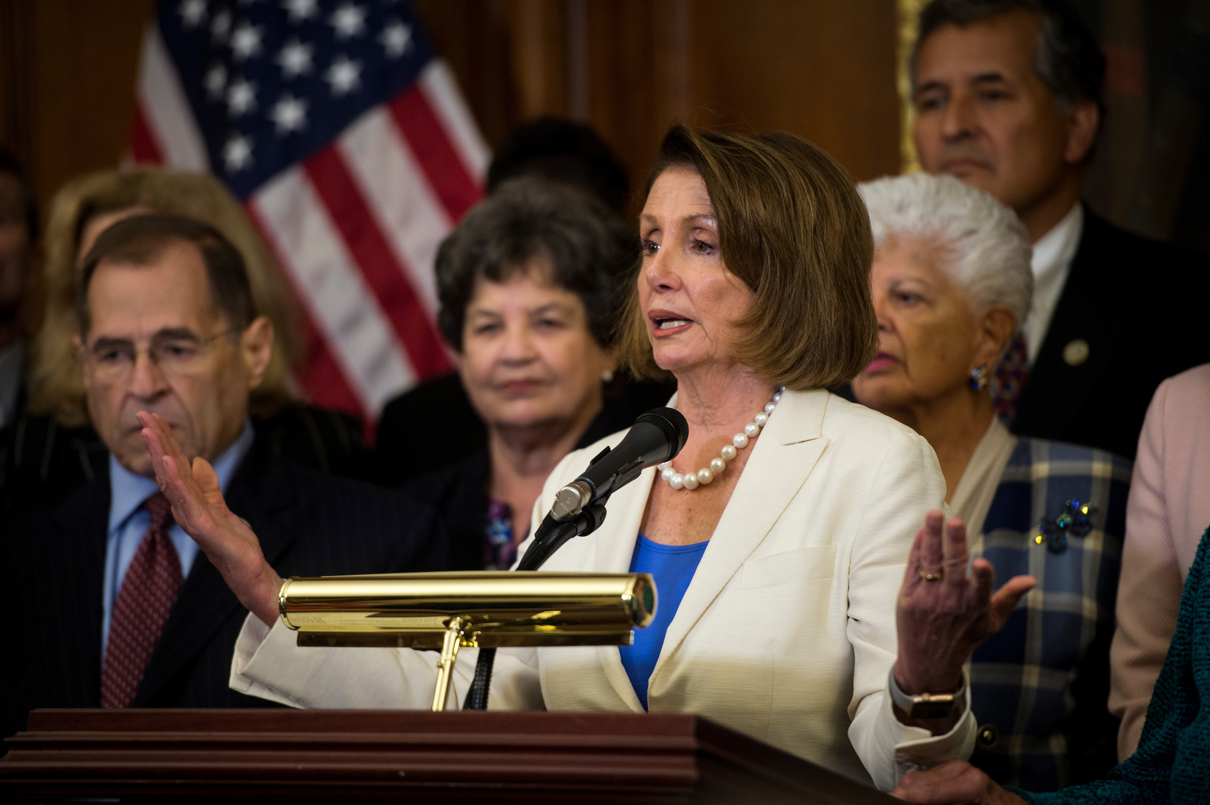 House Minority Leader Nancy Pelosi, D-Calif., (Photo By Sarah Silbiger/CQ Roll Call)