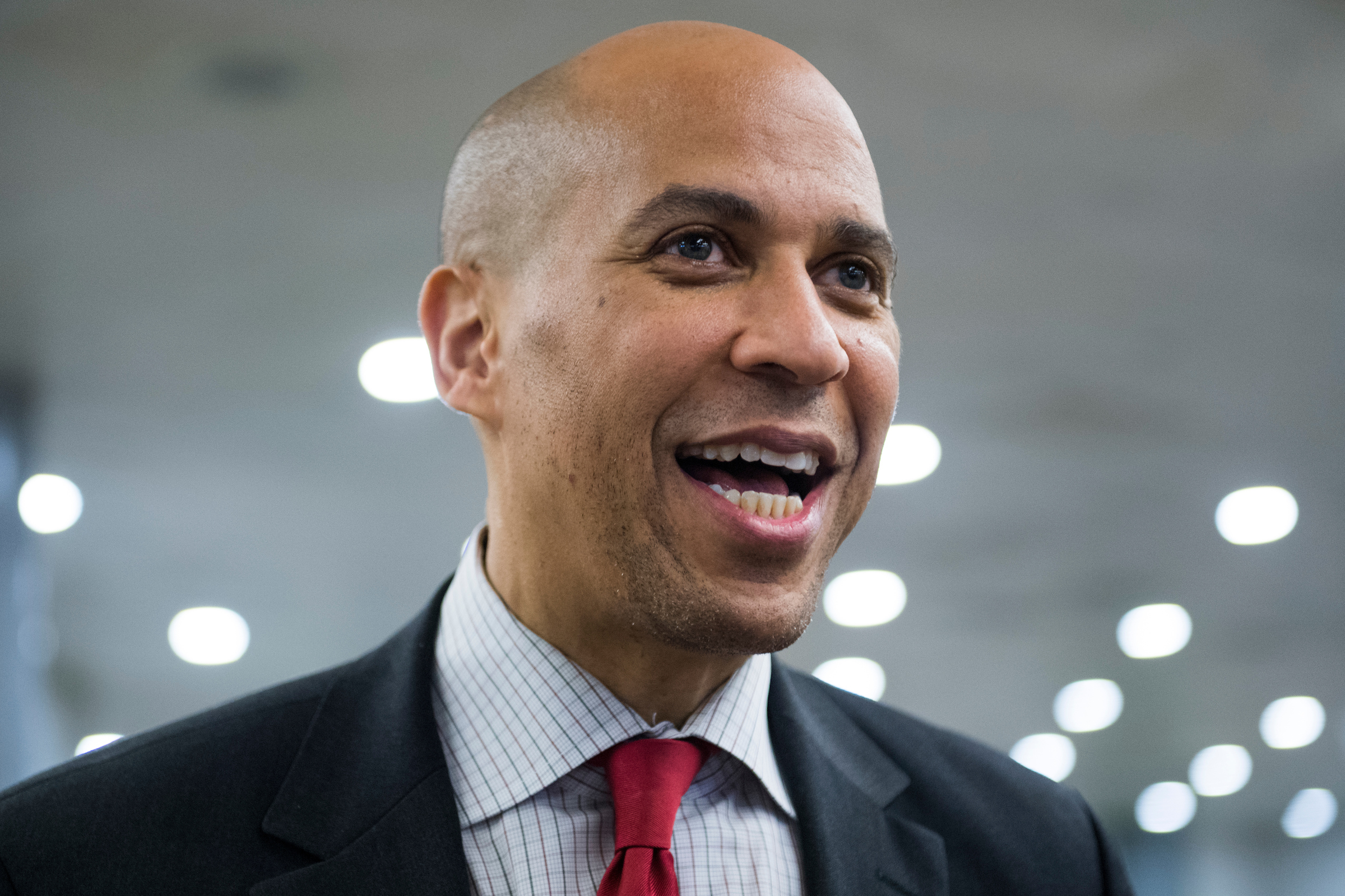 Sen. Cory Booker, D-N.J., will visit New Hampshire this weekend. (Tom Williams/CQ Roll Call file photo)