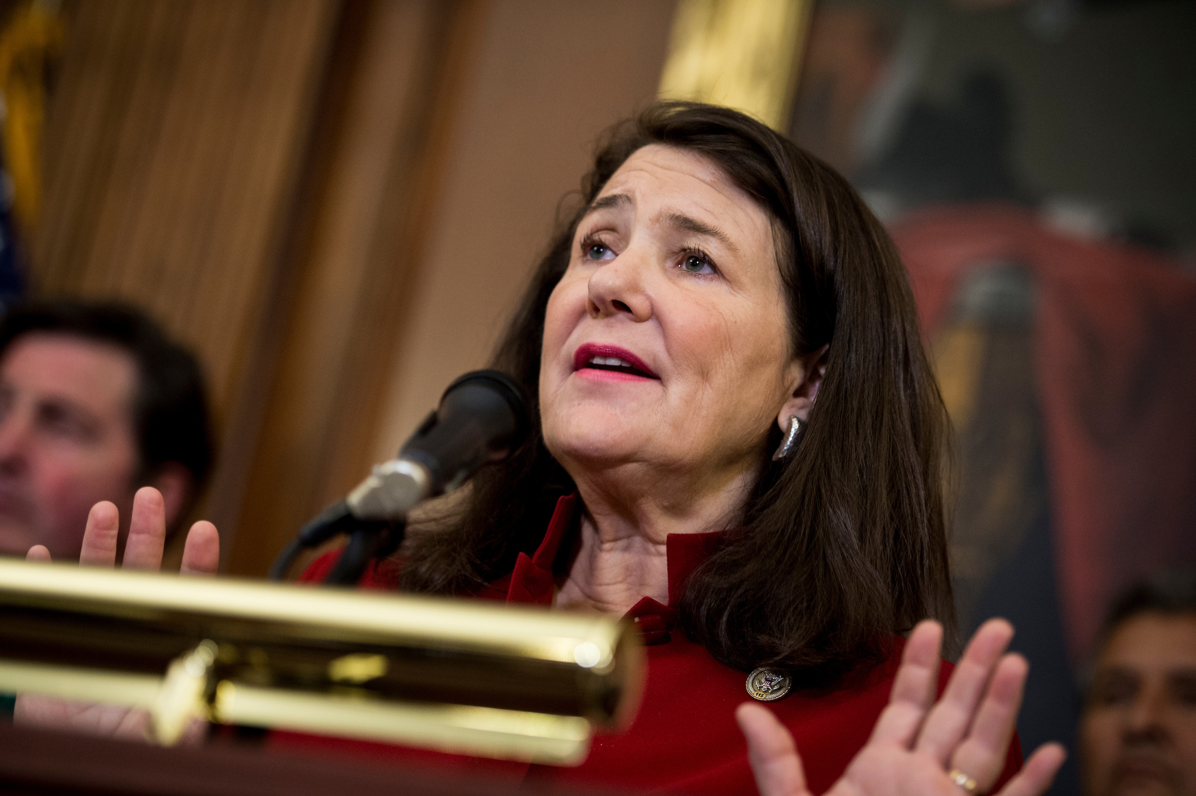 Rep. Diana DeGette, D-Colo., has withdrawn from the race for majority whip, leaving Rep. James Clyburn, D-S.C., running unopposed. (Photo By Sarah Silbiger/CQ Roll Call file photo)